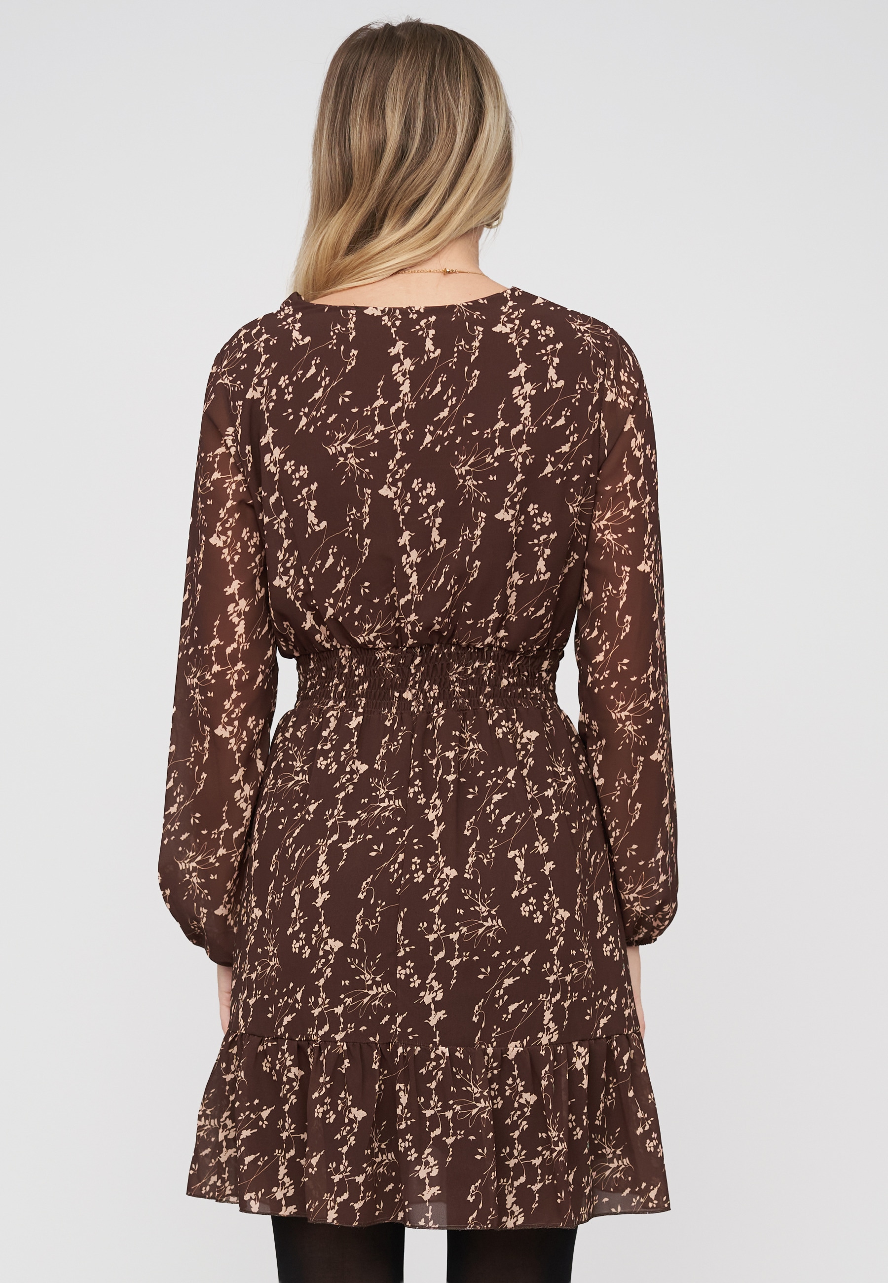 CLOUD 5IVE A-Linien-Kleid »CLOUD 5IVE Longsleeve Dress with abstract print« 1 tlg.