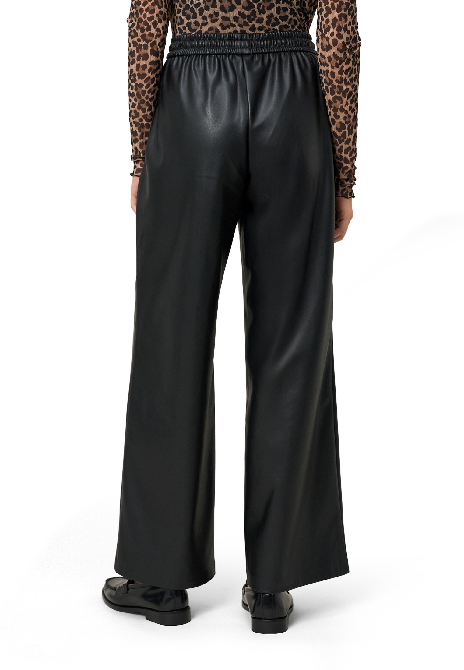 Zero Stoffhose »Damen in Lederoptik weites Bein 30 Inch«  weiteres Detail