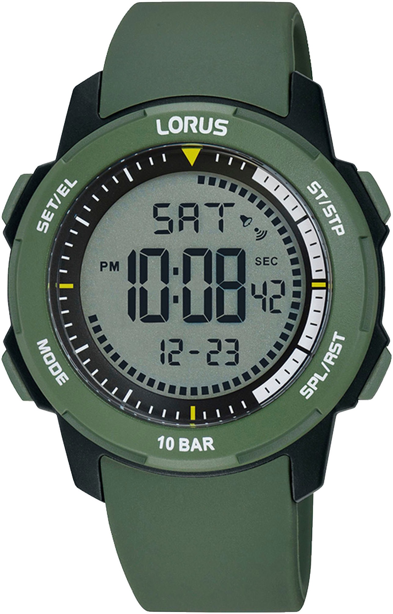 LORUS Digitaluhr, Armbanduhr, Quarzuhr, Herrenuhr, bis 10 bar wasserdicht, digital