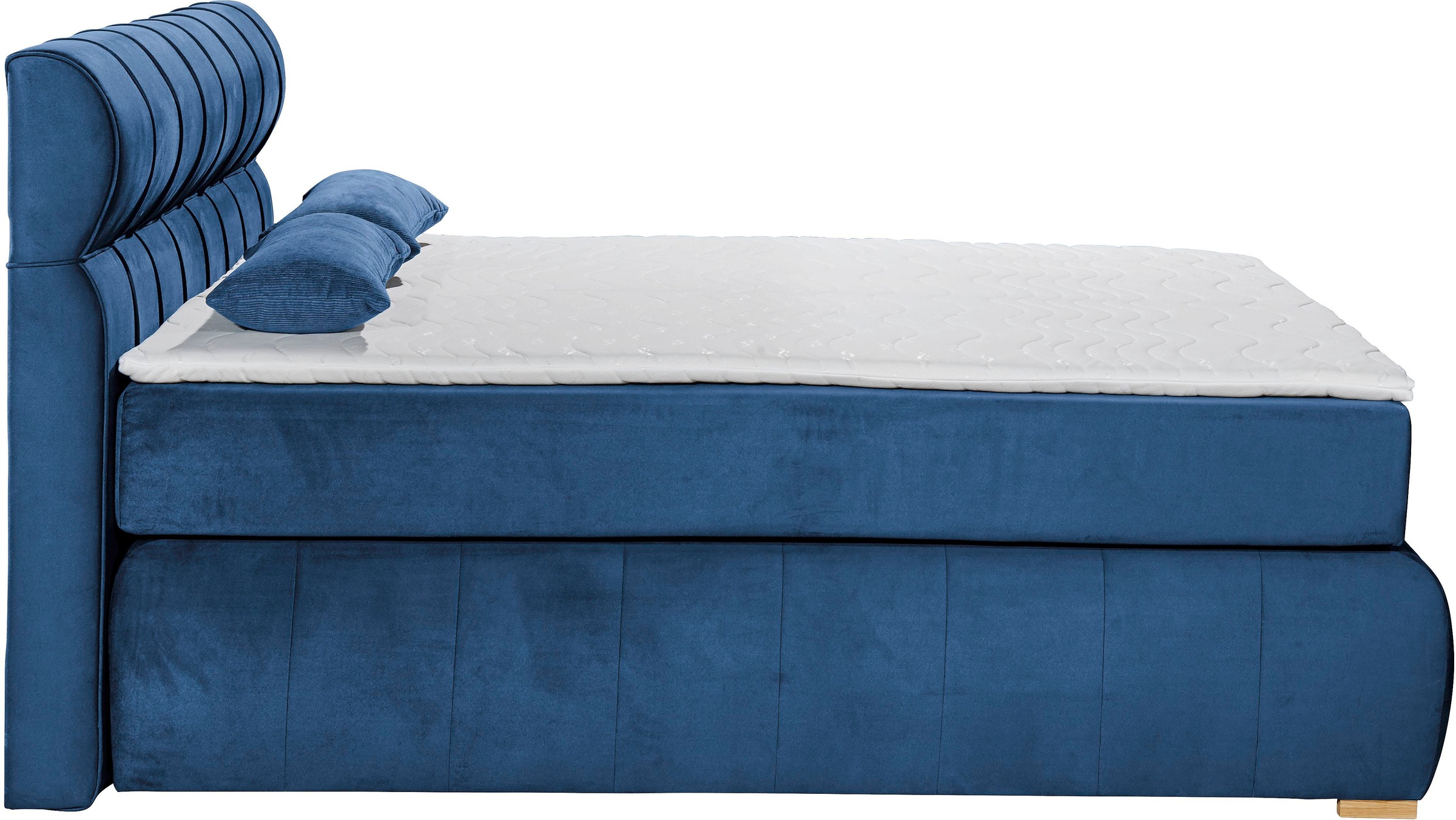 Places of Style Boxspringbett »Felicia«, in H4, inkl. Topper und Bettkasten