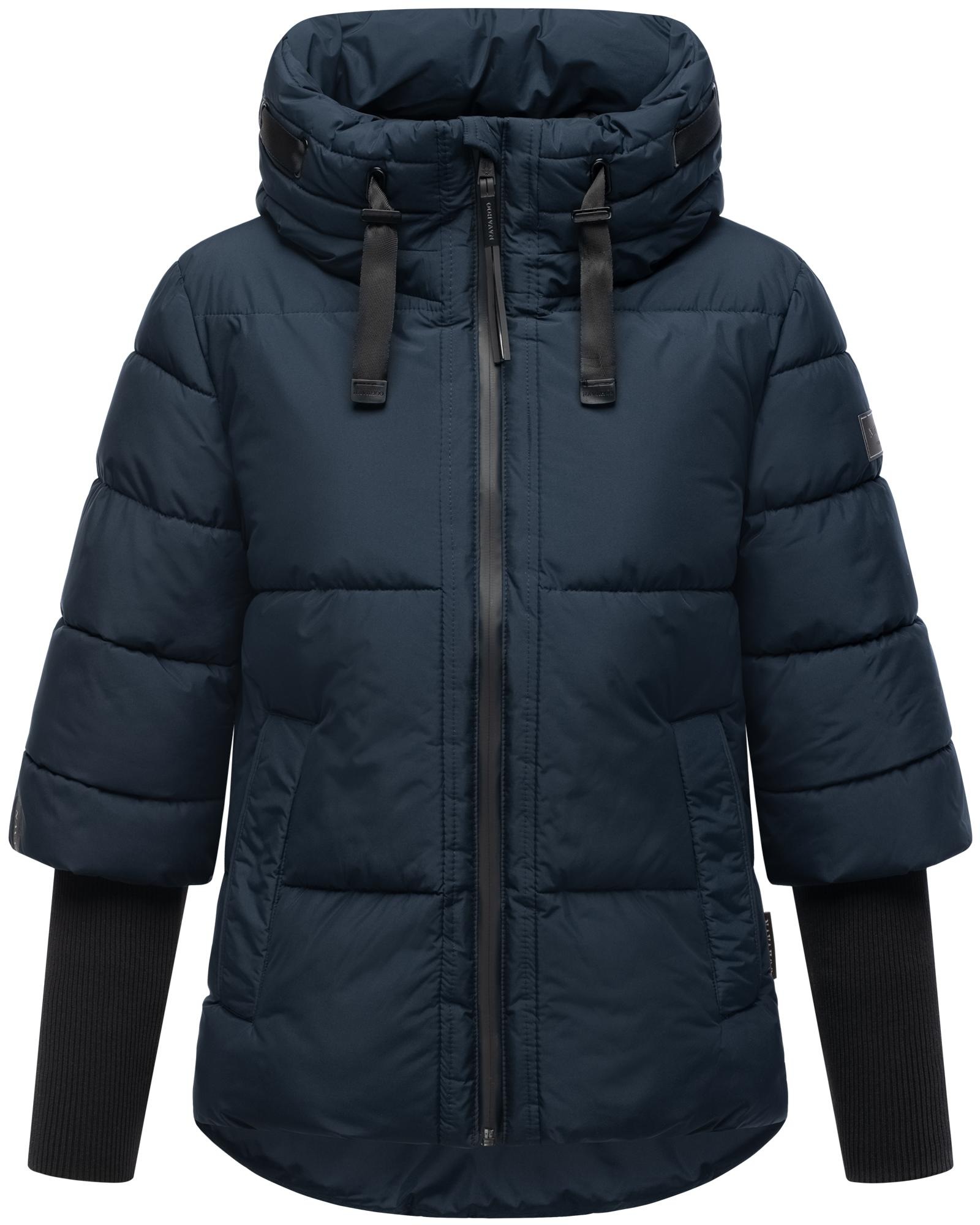 Navahoo Steppjacke "Lotusherz XIV" mitKapuze Warme gesteppte Winterjacke mi günstig online kaufen
