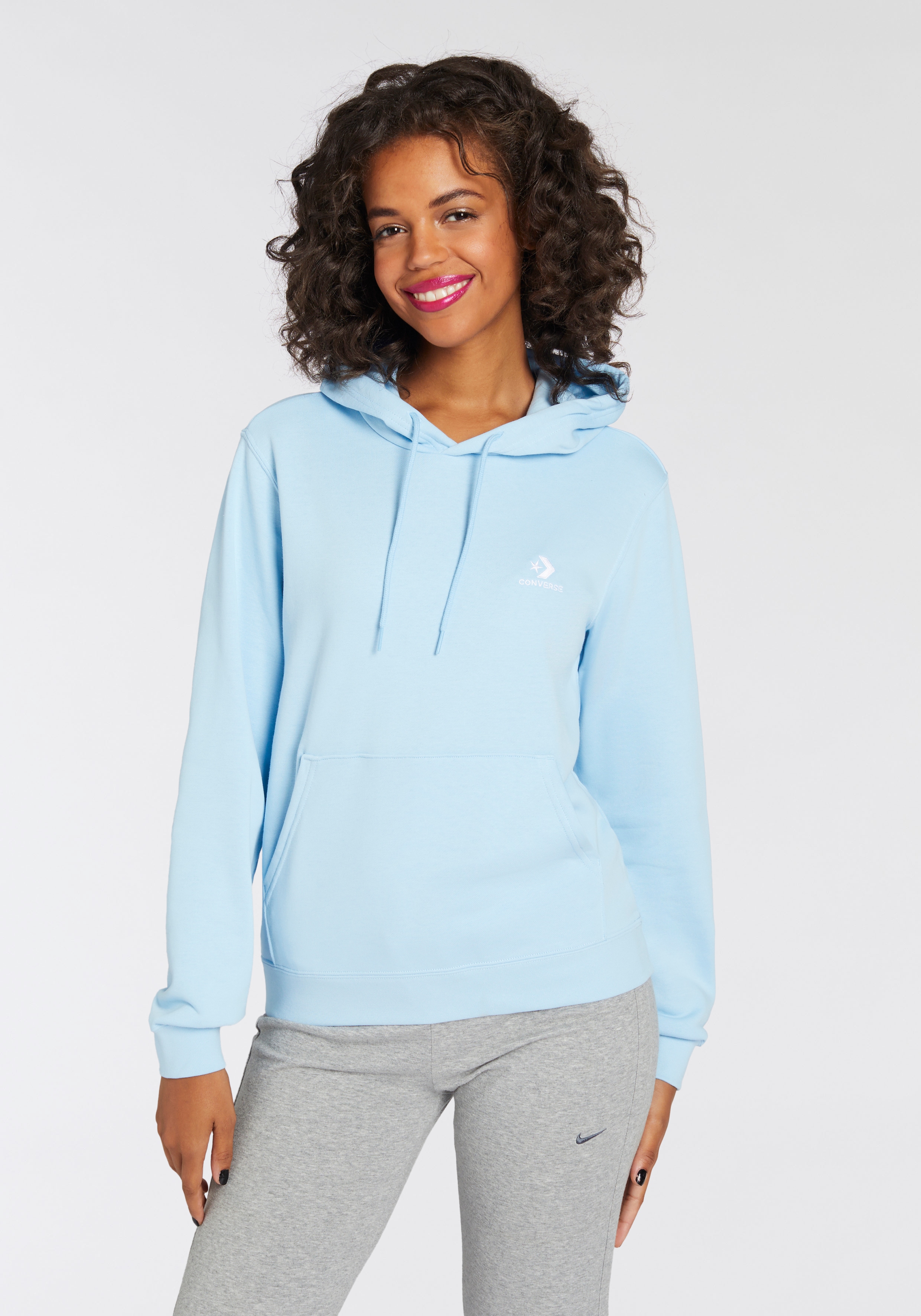 Converse Kapuzensweatshirt, mit Kängurutasche, in Oversize-Passform