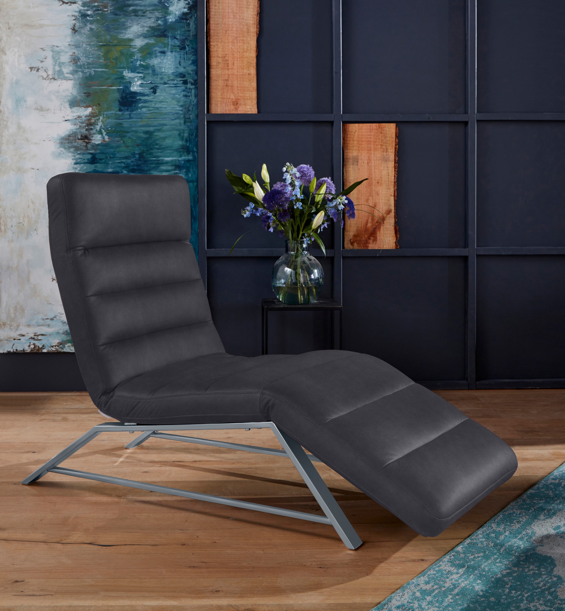 W.SCHILLIG Relaxliege »daily dreams«, Funktionsliege wahlweise mit Motor, Gestell matt, Breite 75 cm