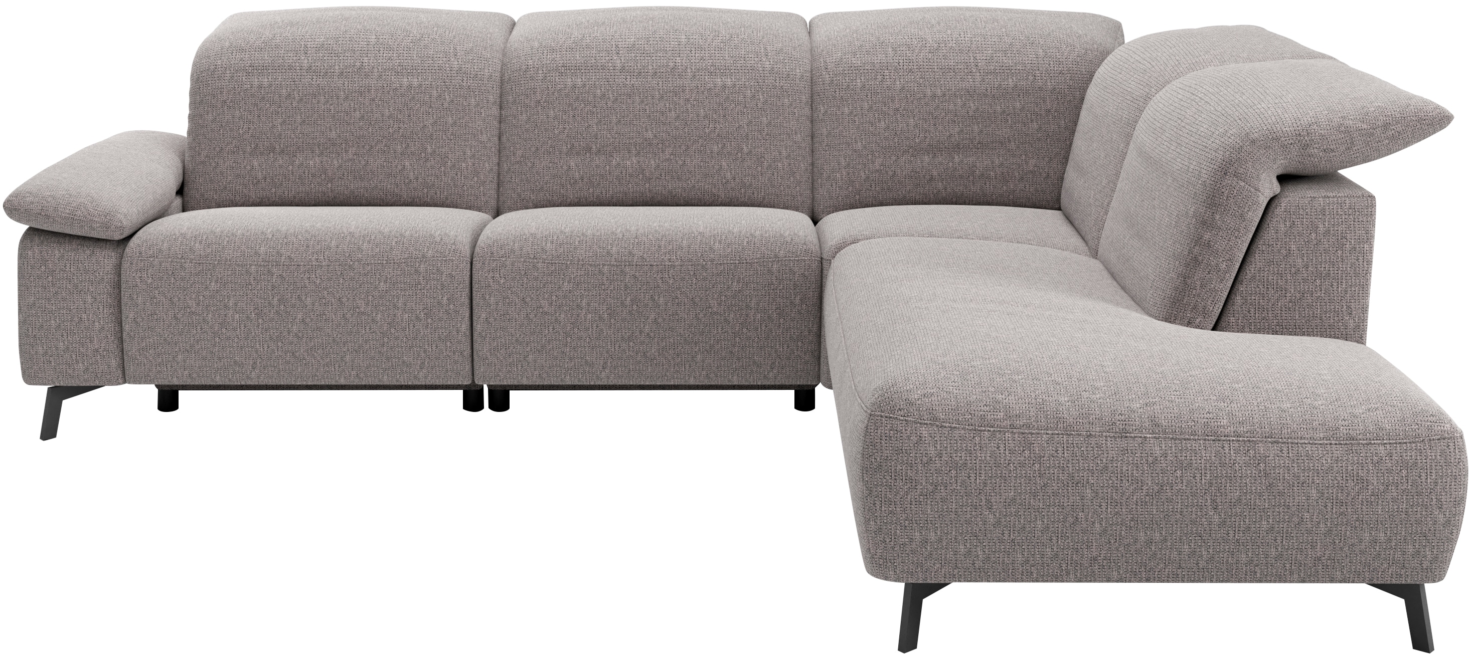 Musterring Ecksofa "MR 370, intelligenter Komfort im modernen Design" Optionale Relaxfunktion, flexible Kopfteile & klappbare Armlehnen