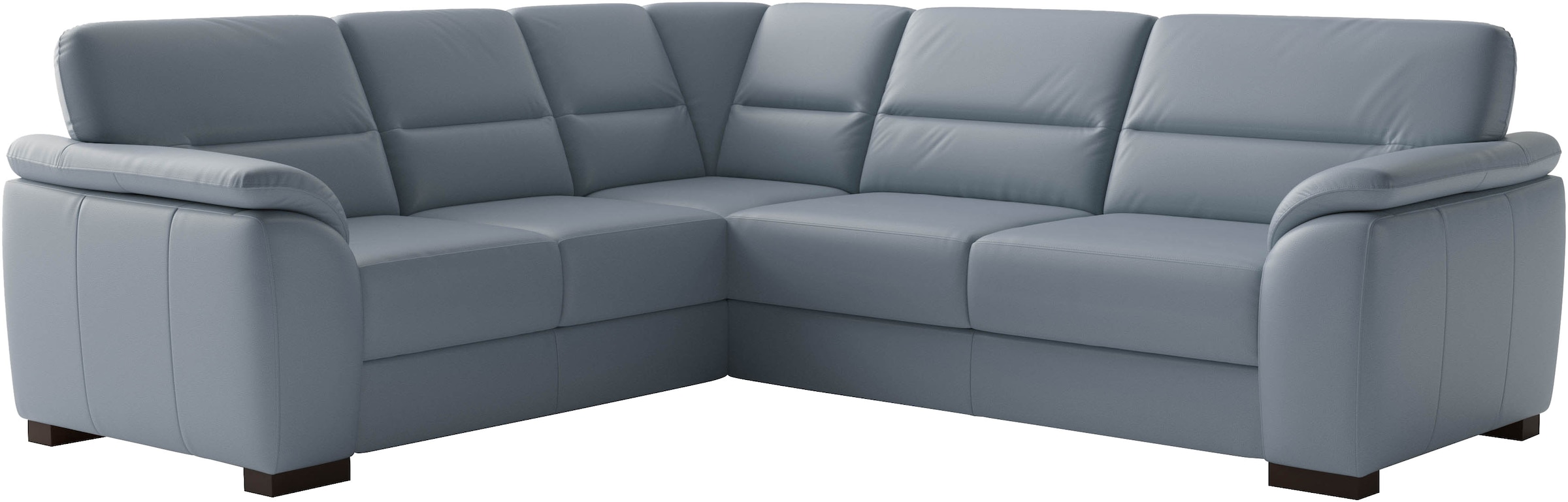 sit&more Ecksofa »Montego Leder, L-Form, B: 255cm« wahlweise mit Bettfunktion und Schubkasten