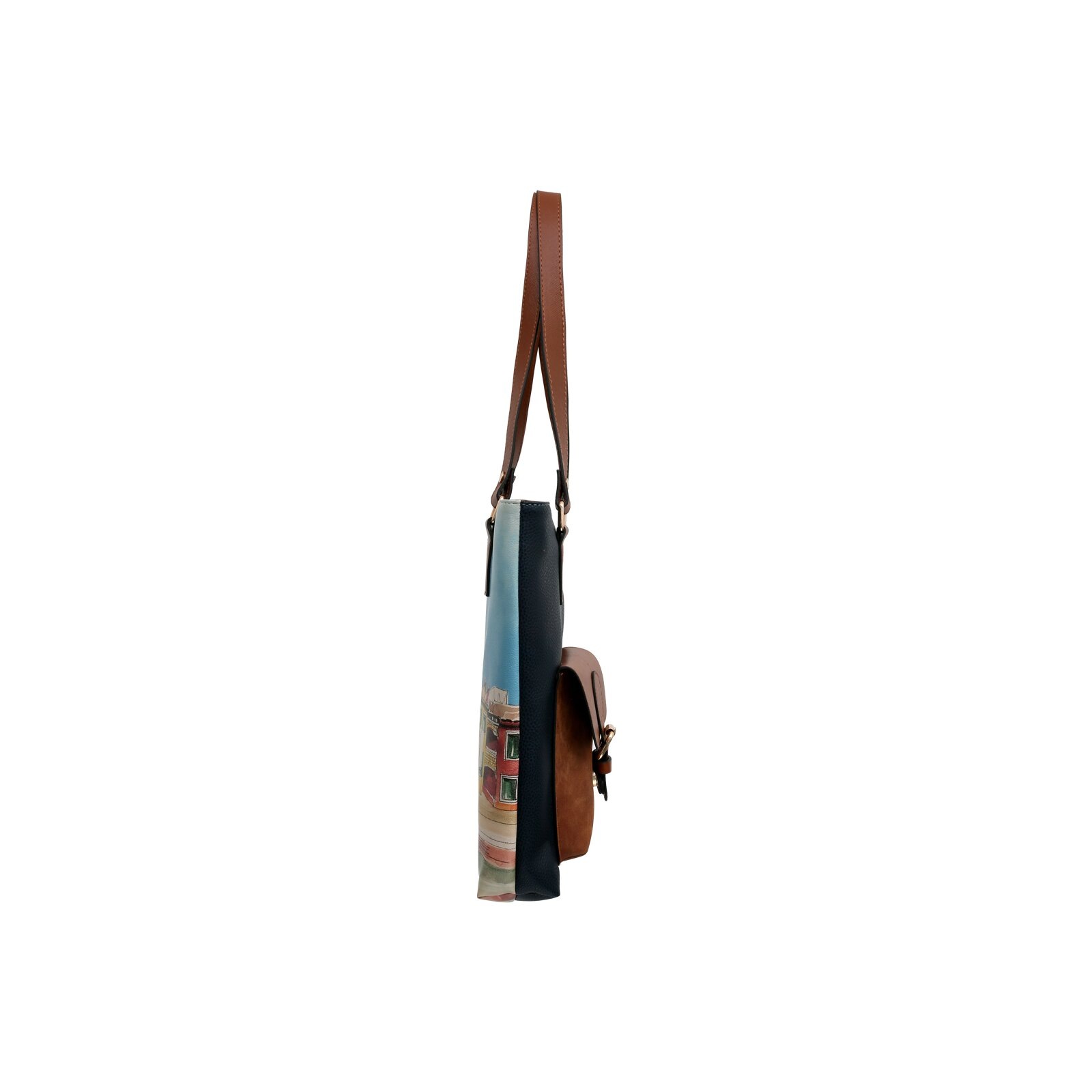 DOGO Umhängetasche "Multi Pocket Bag Burano Island Damen Handtaschen (Fashi günstig online kaufen