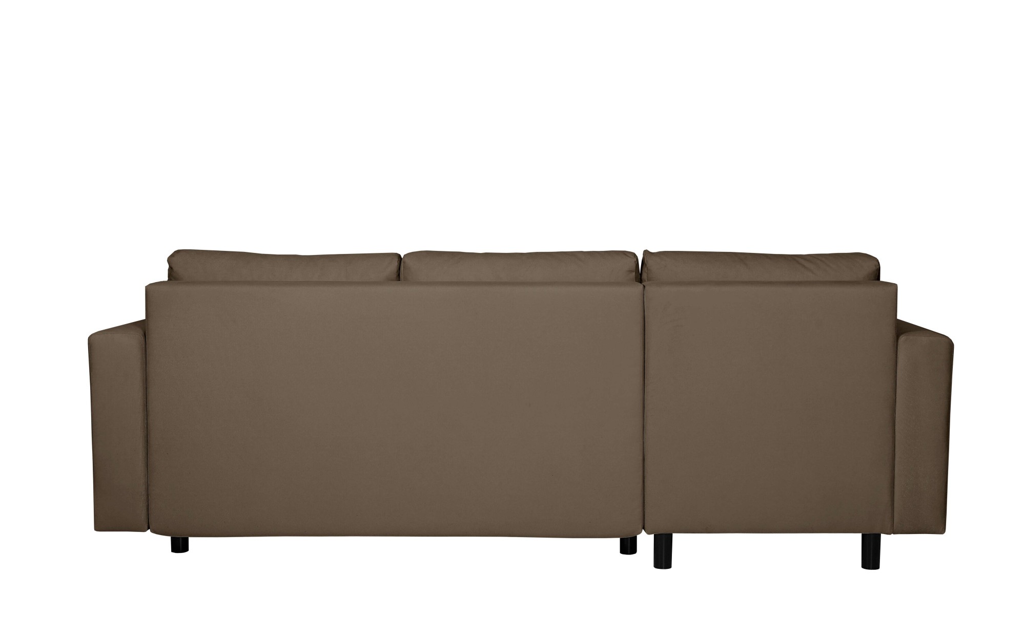 INOSIGN Ecksofa »GLENOE Schlafsofa mit Bettkasten, Recamiere beidseitig montierbar«, L-Form, Maße B/T/H: 230/135/84,5 cm, Velvet & Struktur weich