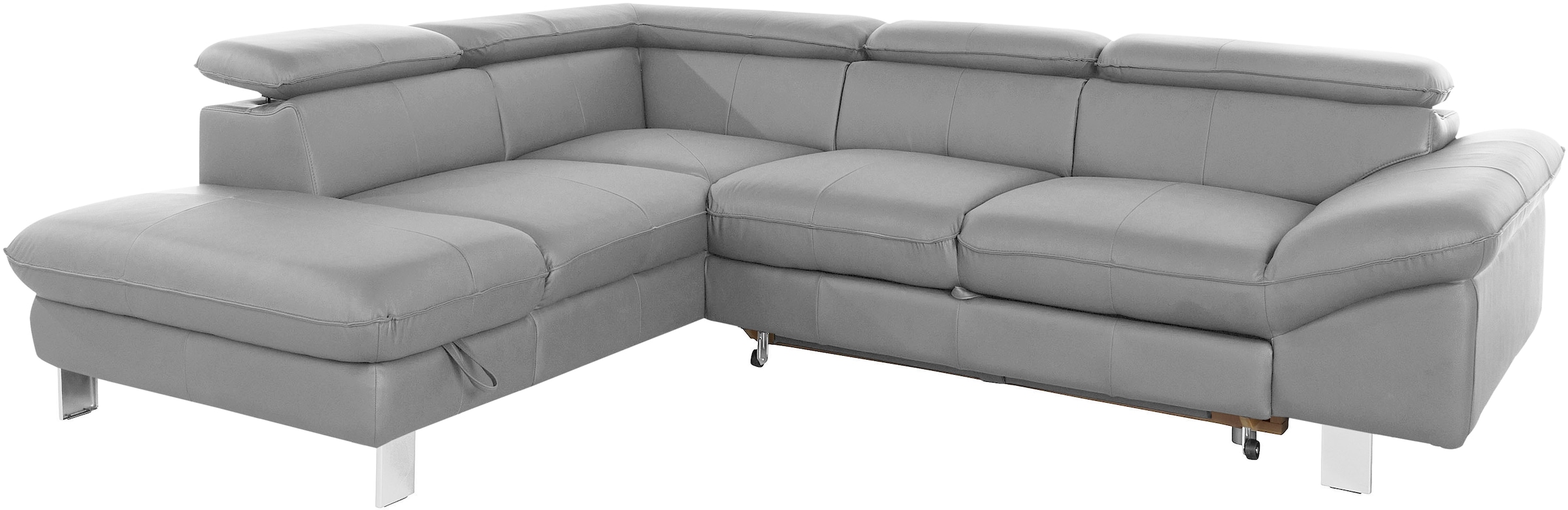 COTTA Ecksofa »Driver L-Form«, mit Kopfteilverstellung, wahlweise mit Bettfunktion & Bettkasten