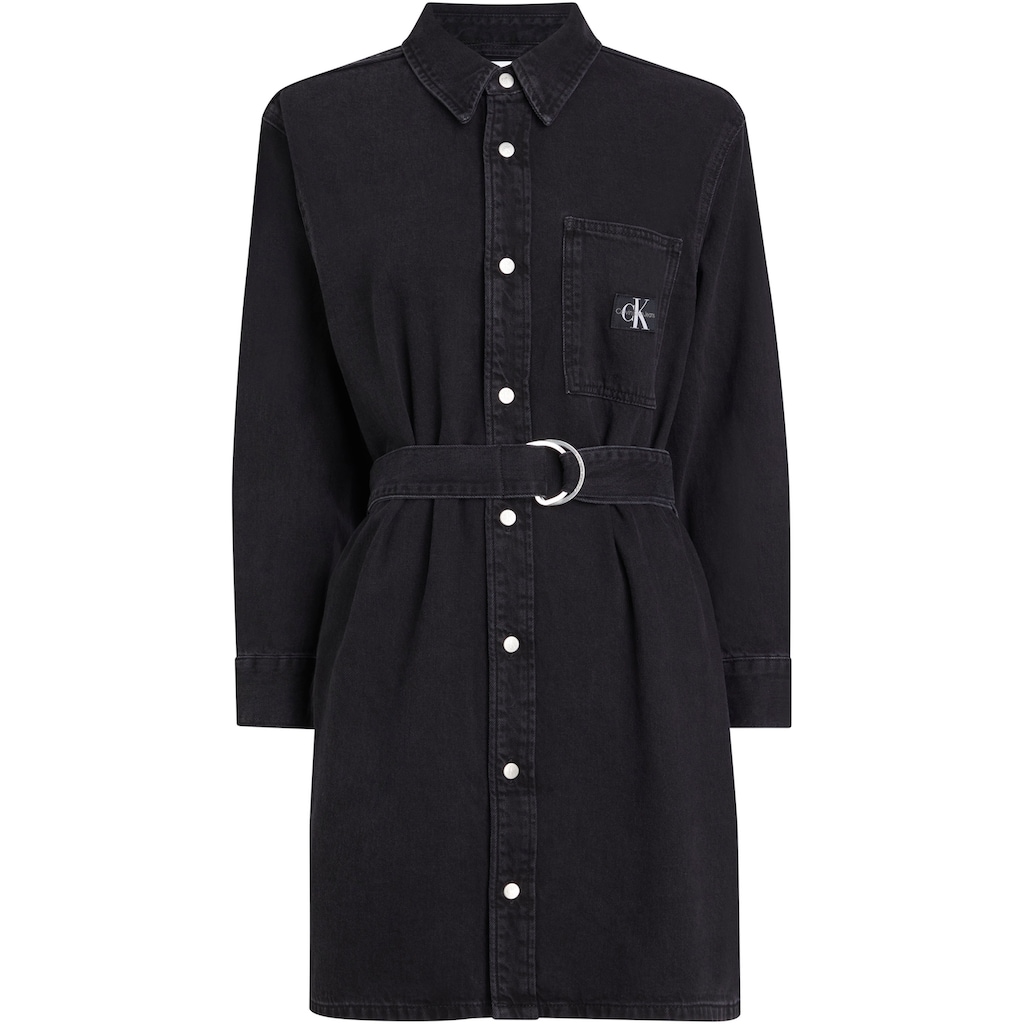 Calvin Klein Jeans Jeanskleid »BELTED UTILITY DENIM SHIRT DRESS«