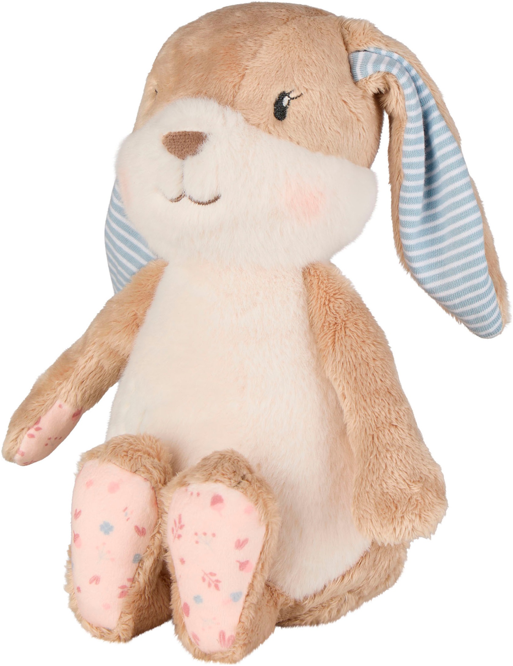 STERNTALER Kinder Plüschfigur "Nachtlicht Träumli Hase Hanni"hellbraun, B:13cm H:26cm T:14cm, Plüschfiguren, Einschlafhilfe