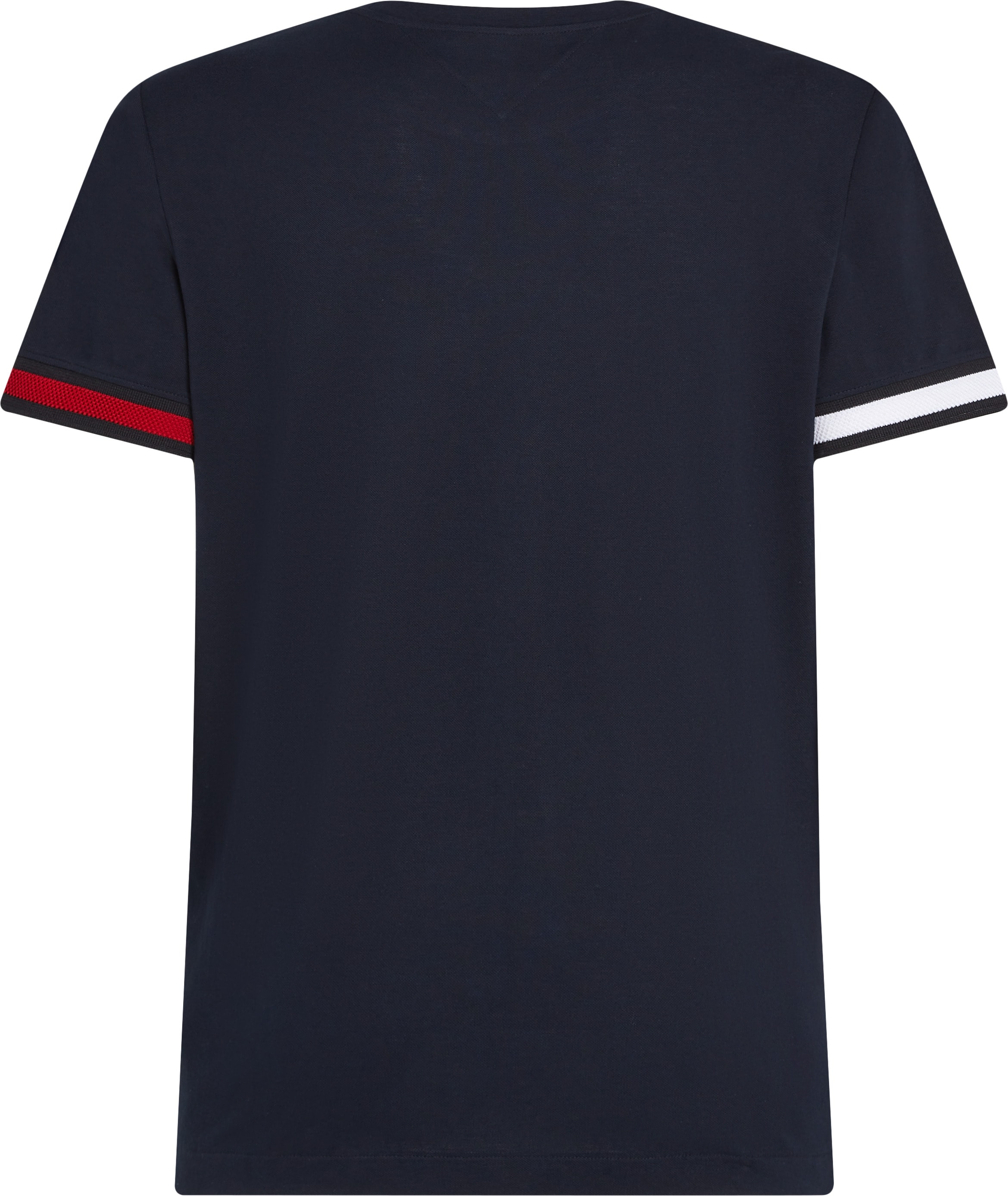 Tommy Hilfiger T-Shirt »GLOBAL STRIPE FLAG CUFF TEE«