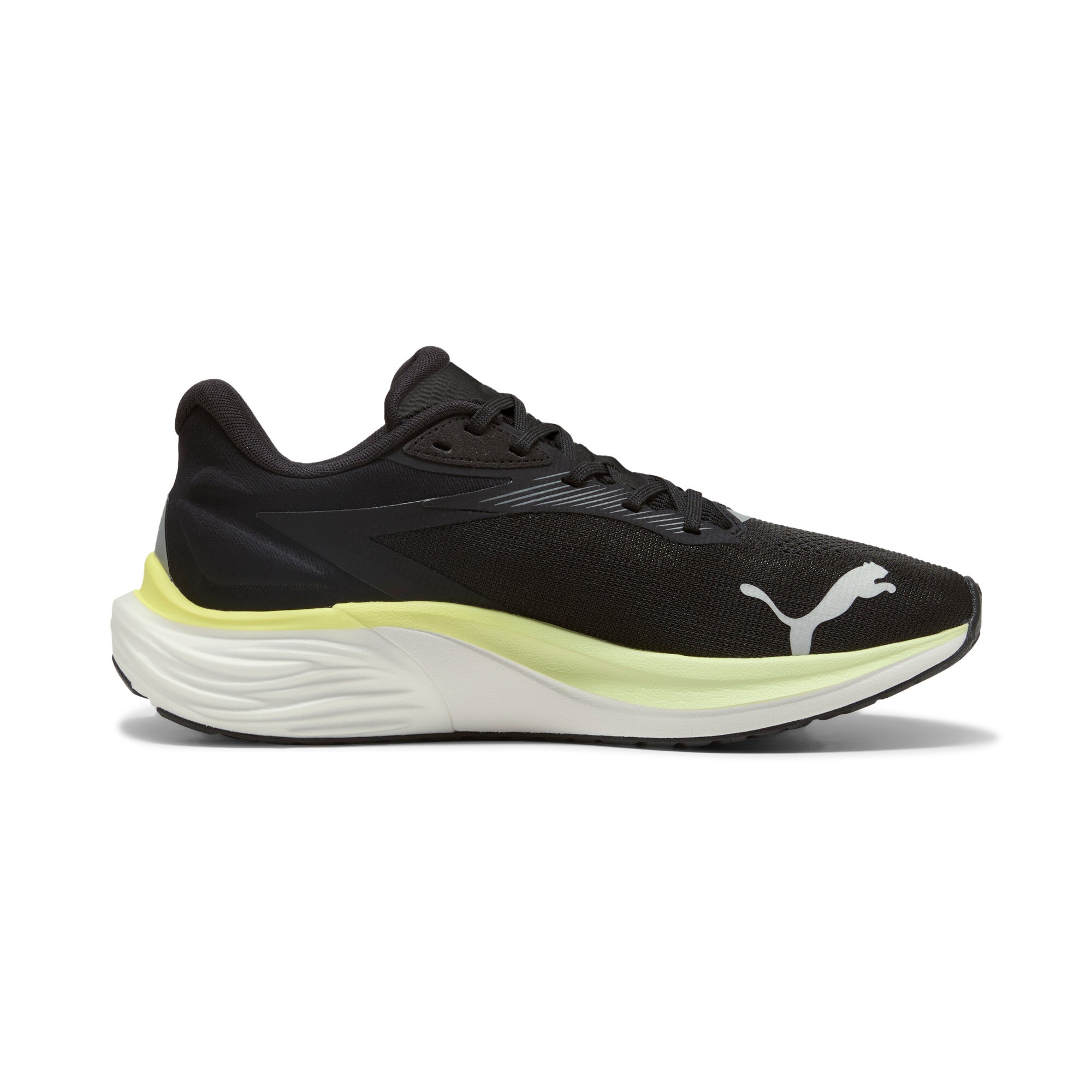 Laufschuh PUMA "ELECTRIFY NITRO 4", Herren, Gr. 41, puma schwarz, apple spritz, lux lime, Synthetik, Schuhe Laufschuh, mit atmungsaktivem Mesh-Obermaterial, mit herausnehmbarer Innensohle 6