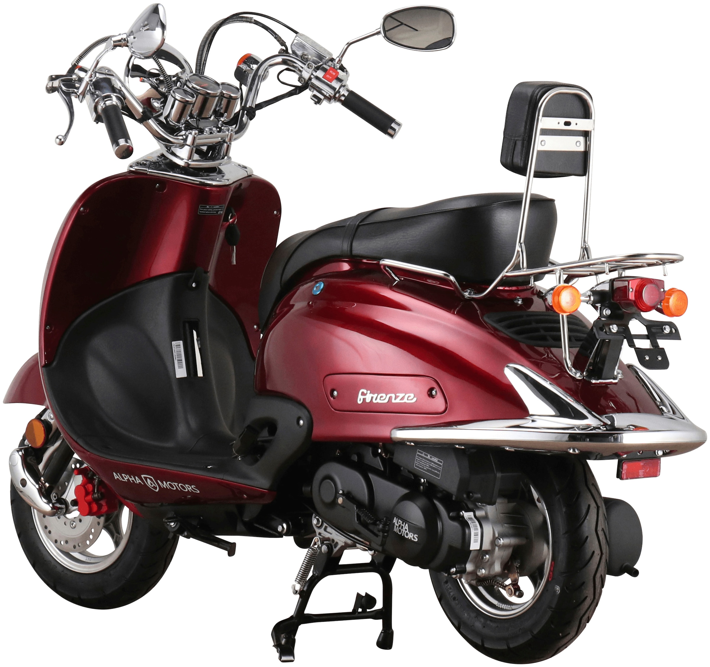 auf Firenze«, cm³, 85 km/h, »Retro 125 8,6 Motorroller Euro | Motors Alpha Rechnung 5, PS bestellen BAUR