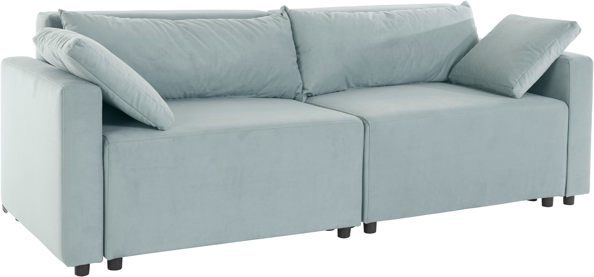 Thumbnail - Home affaire 2-Sitzer "Marva 2tlg." beide Elemente ausziehbar für Bettfunktion, mit Bettkasten