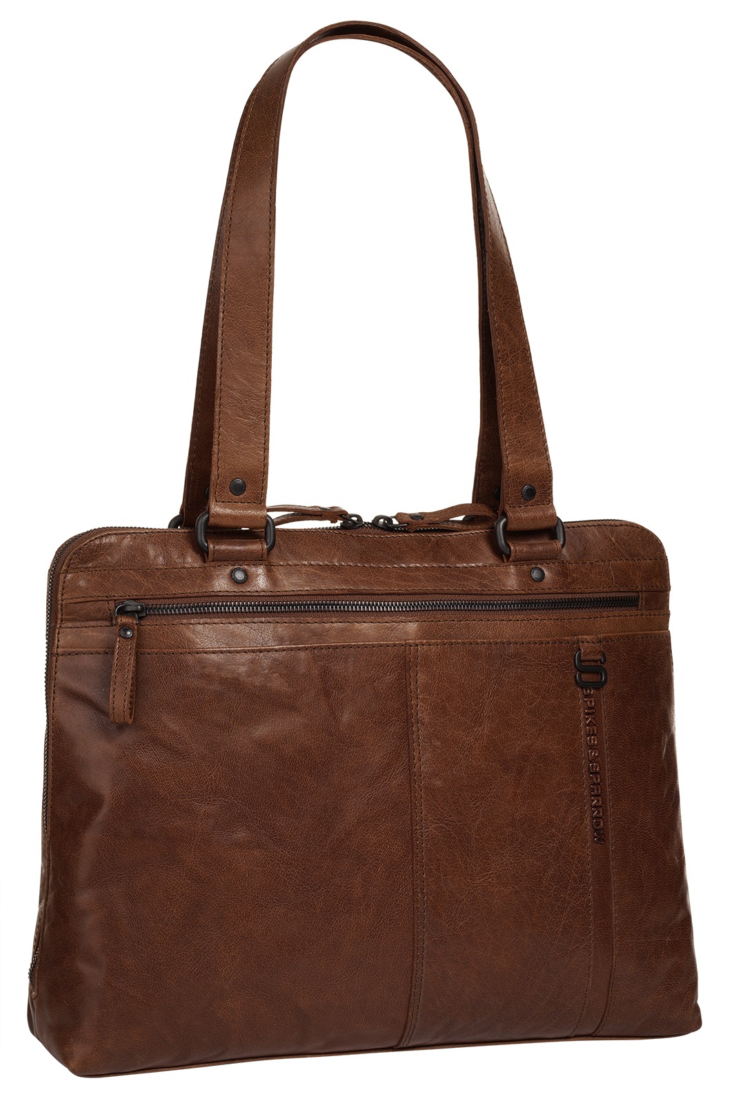Spikes & Sparrow Shopper "LAPTOP SHOULDER BAG" echt Leder günstig online kaufen