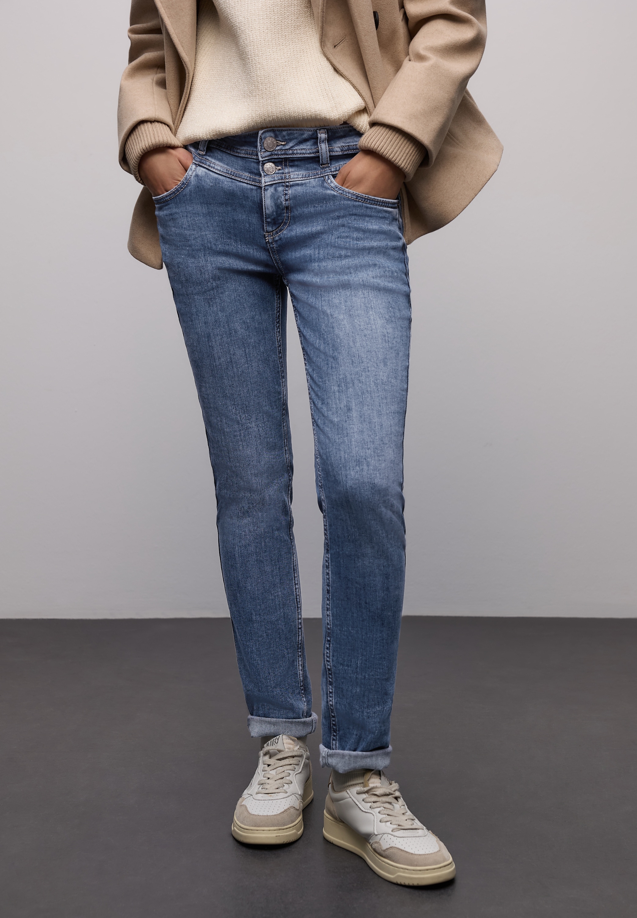 STREET ONE 5-Pocket-Jeans "Style Jane" mit schmalem Bein und Stretch günstig online kaufen