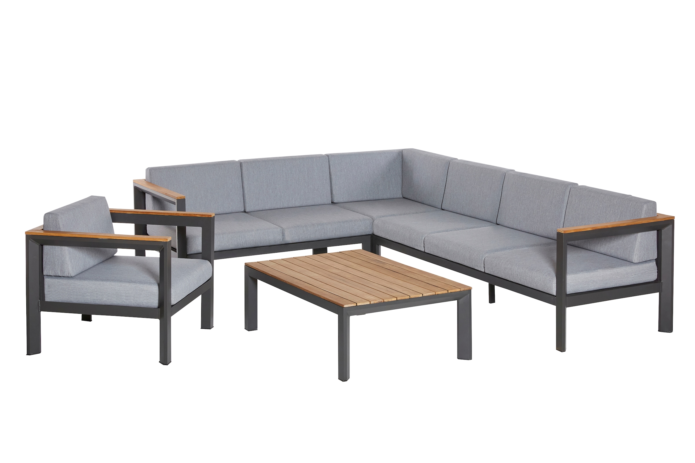 Timbers Gartenlounge-Set »Boston«, (5 tlg.)