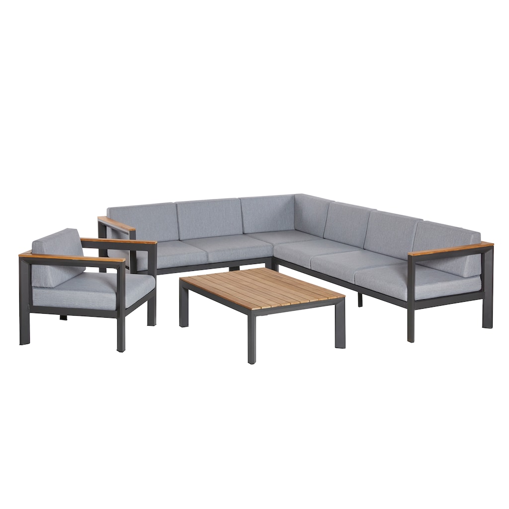 Timbers Gartenlounge-Set »Boston«, (5 tlg.)