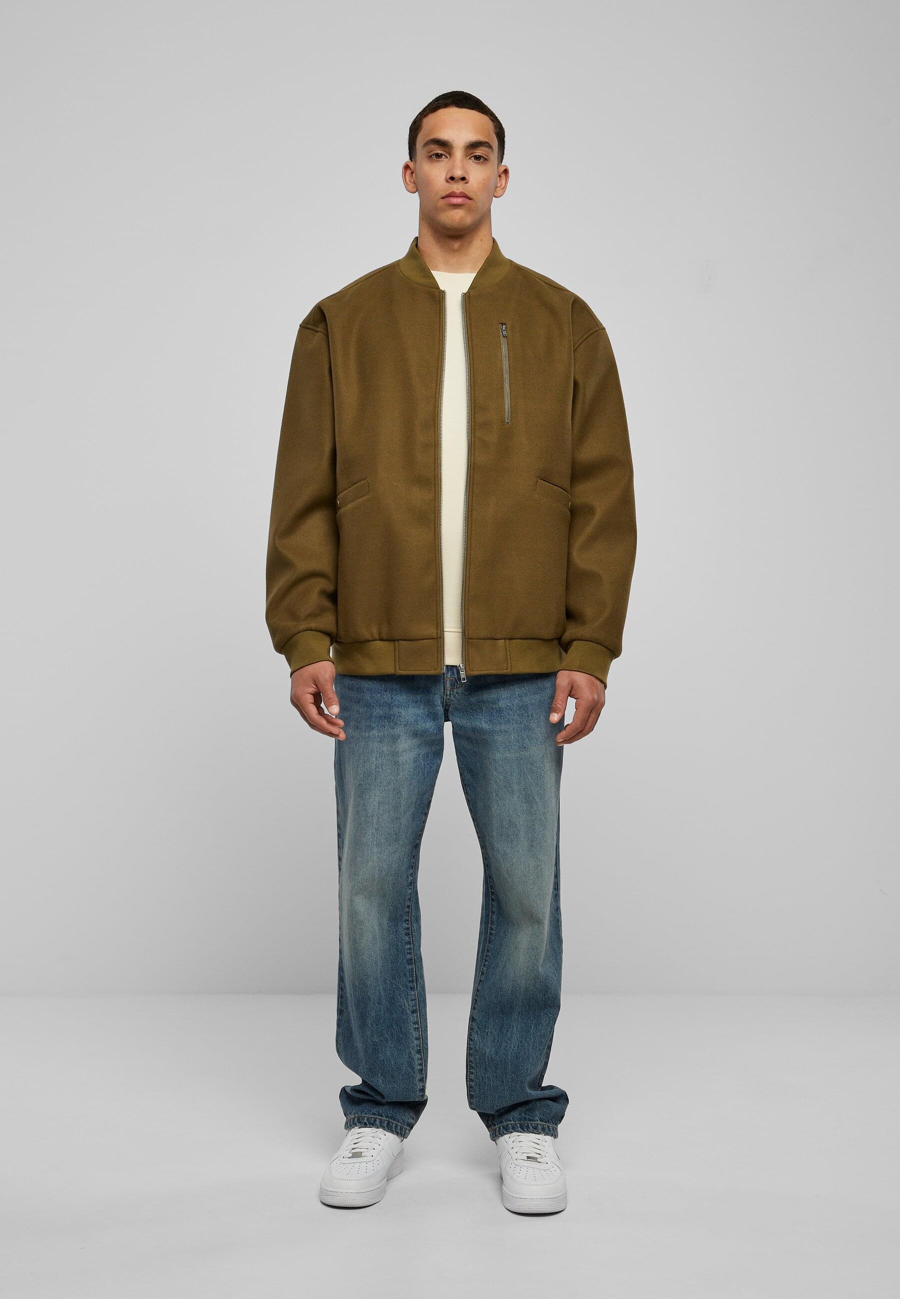 URBAN CLASSICS Bomberjacke »Urban Classics Herren Bomber Blouson«, (1 St.), ohne Kapuze