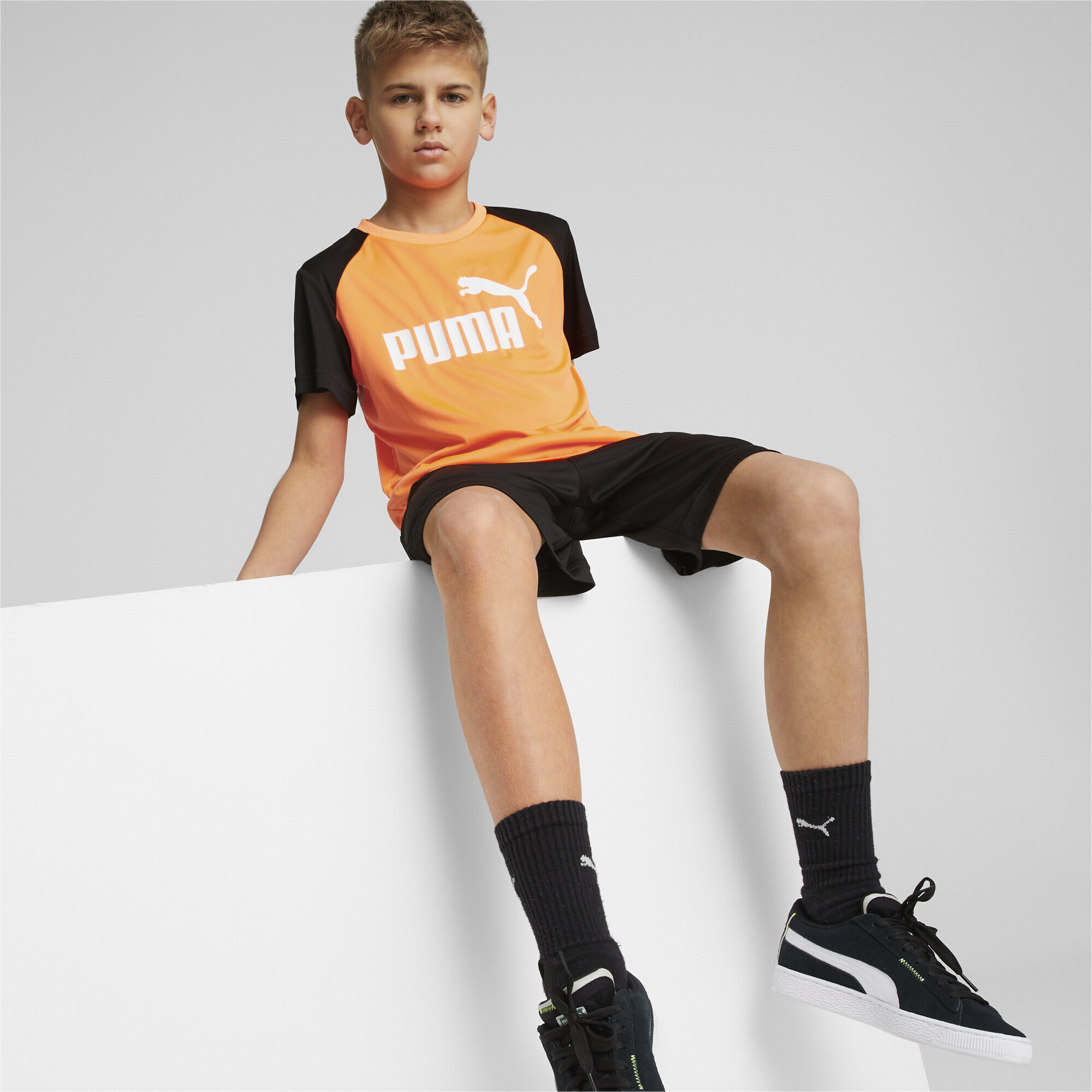 PUMA Jogginganzug »Polyester Shorts-Set Jungen«