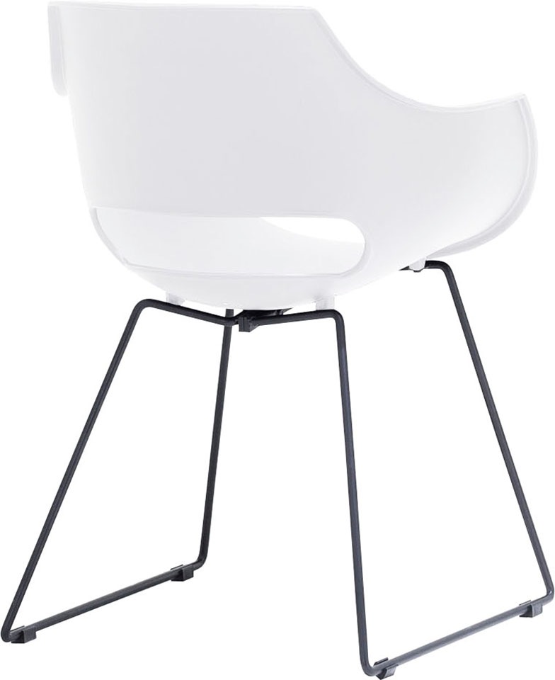 MCA furniture Schalenstuhl »Rockville«, (Set), 4 St., 4er-Set, Kufe, Kunststoff, Belastbarkeit 120 kg, Sitzhöhe ca. 46 cm