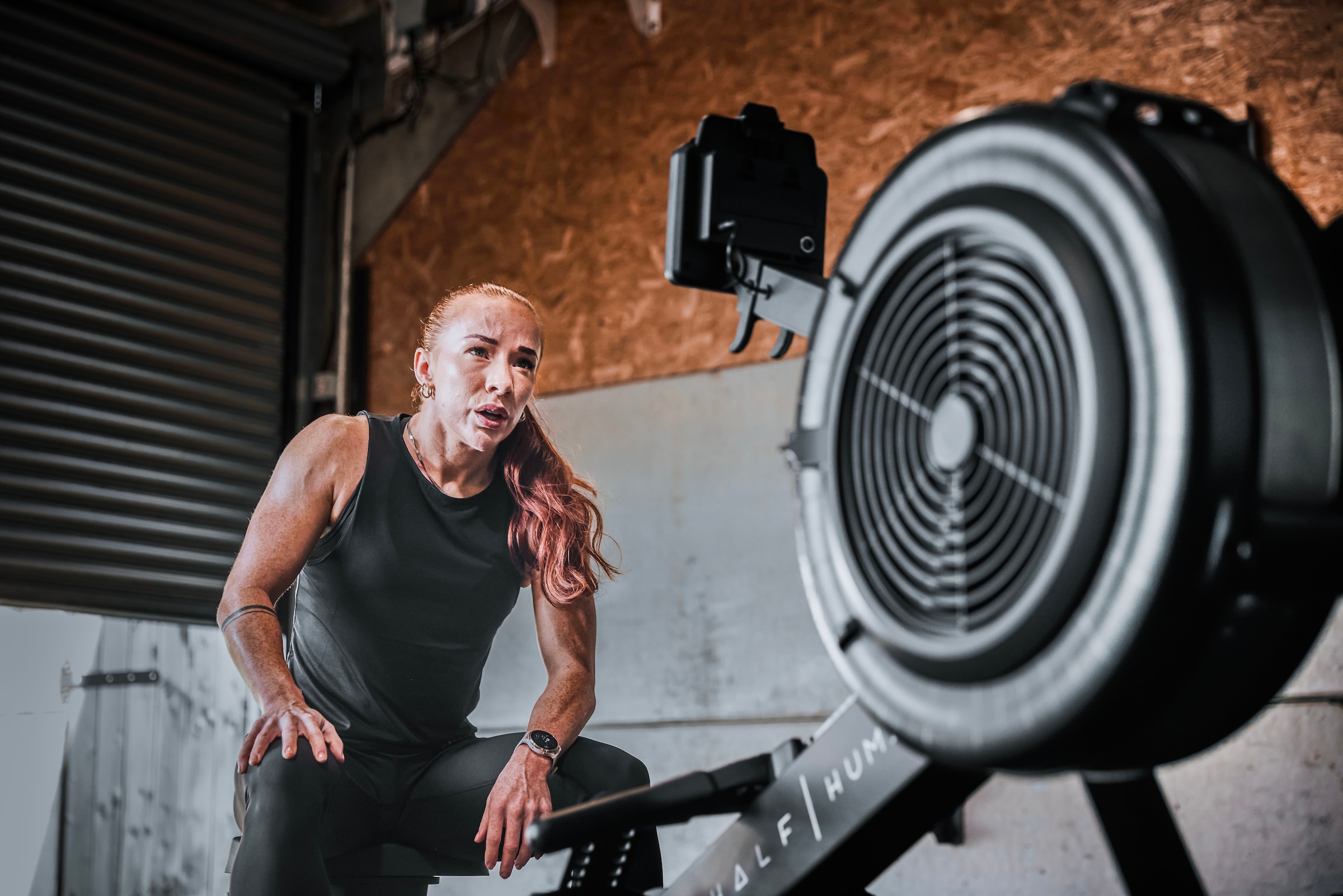 Half Human Rudergerät »Air Rower Rudergerät«, Rudermaschine, 10 Widerstandsstufen