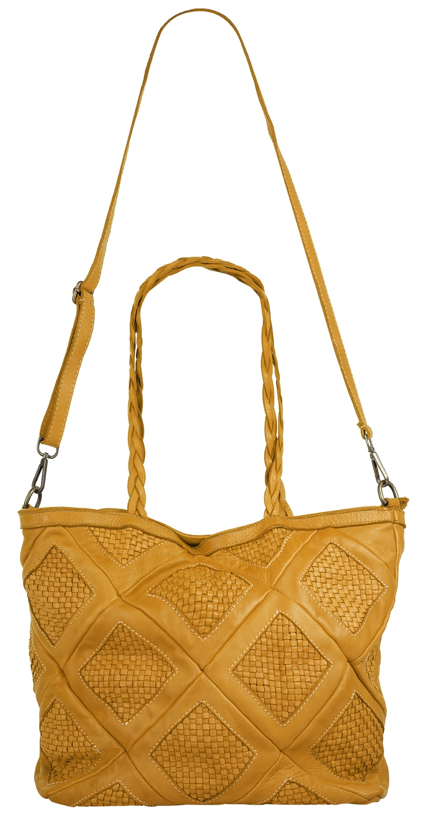 Samantha Look Shopper, echt Leder, Made in Italy