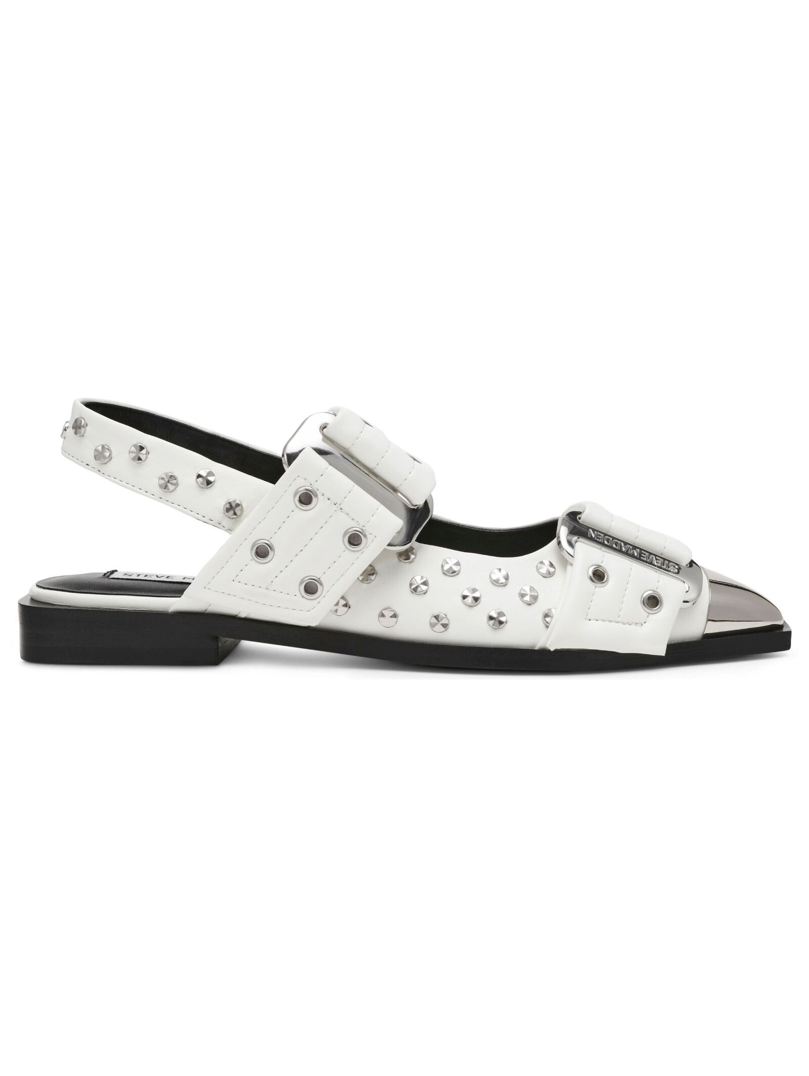 Steve Madden Women's Slide Sandal White Size 38 3