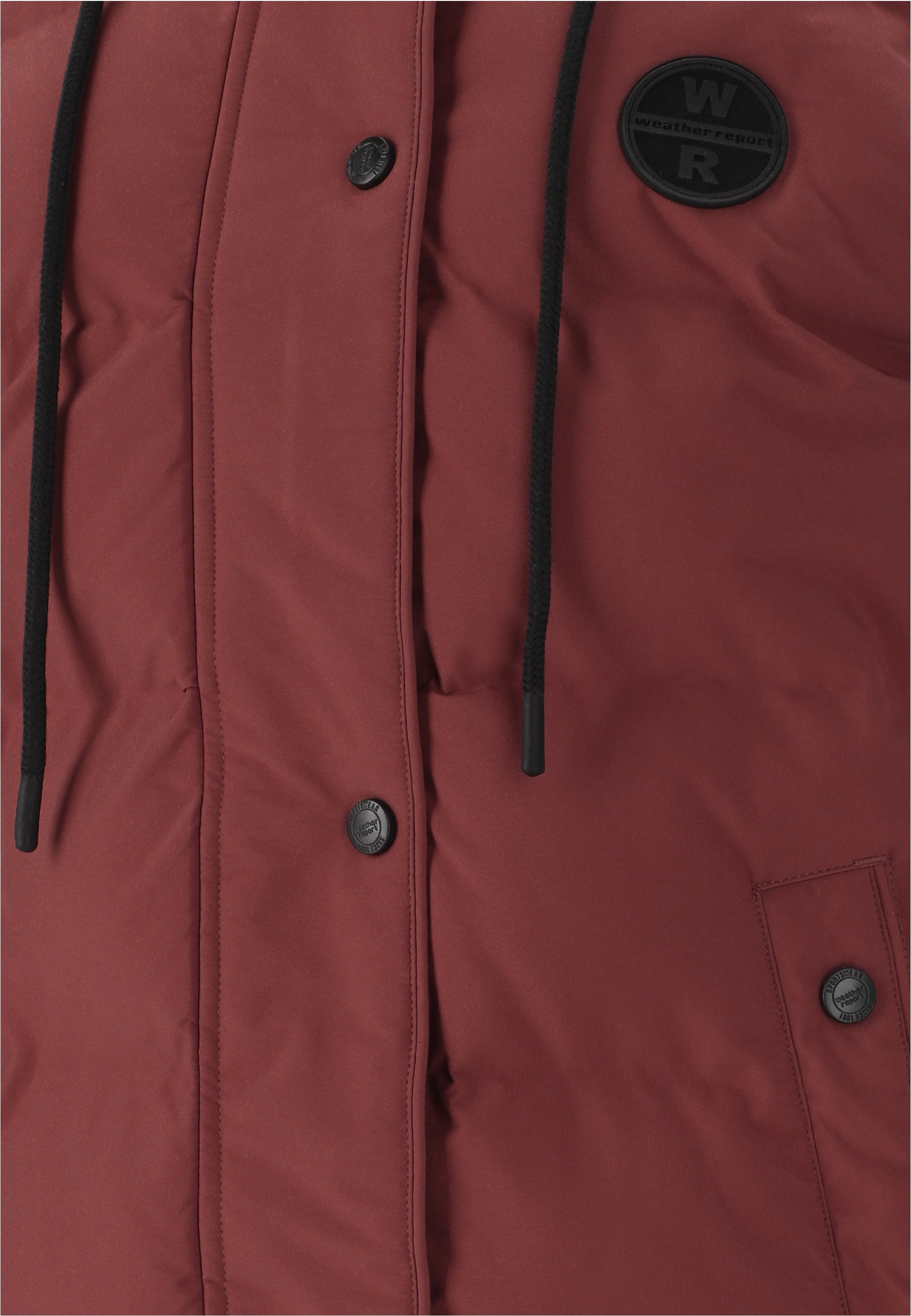 WEATHER REPORT Steppweste »Chief« mit langem Schnitt