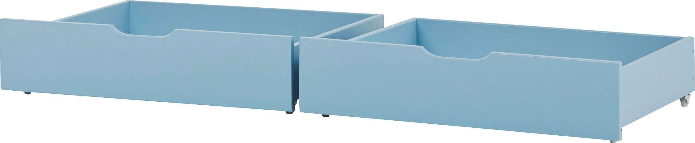 Hoppekids Bettschubkasten "ECO Comfort" 2 Stk. tlg. auf Rollen in verschied günstig online kaufen