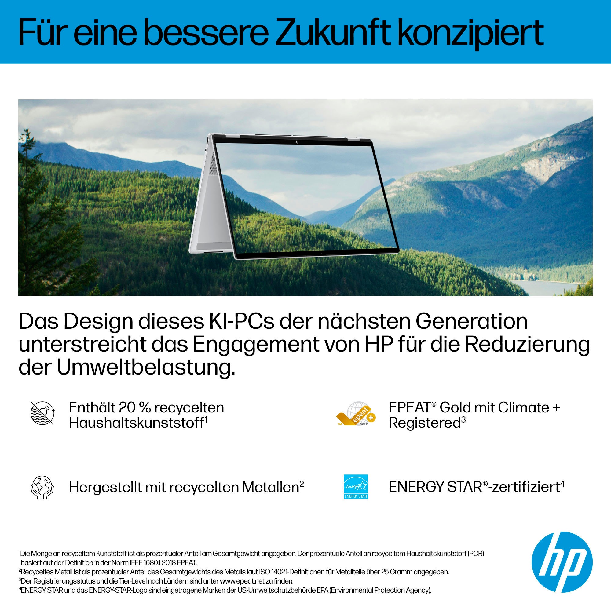 HP Convertible Notebook »OmniBook X Flip 14-fm0077ng«, 35,6 cm, / 14 Zoll, Intel, Core Ultra 7, 1000 GB SSD