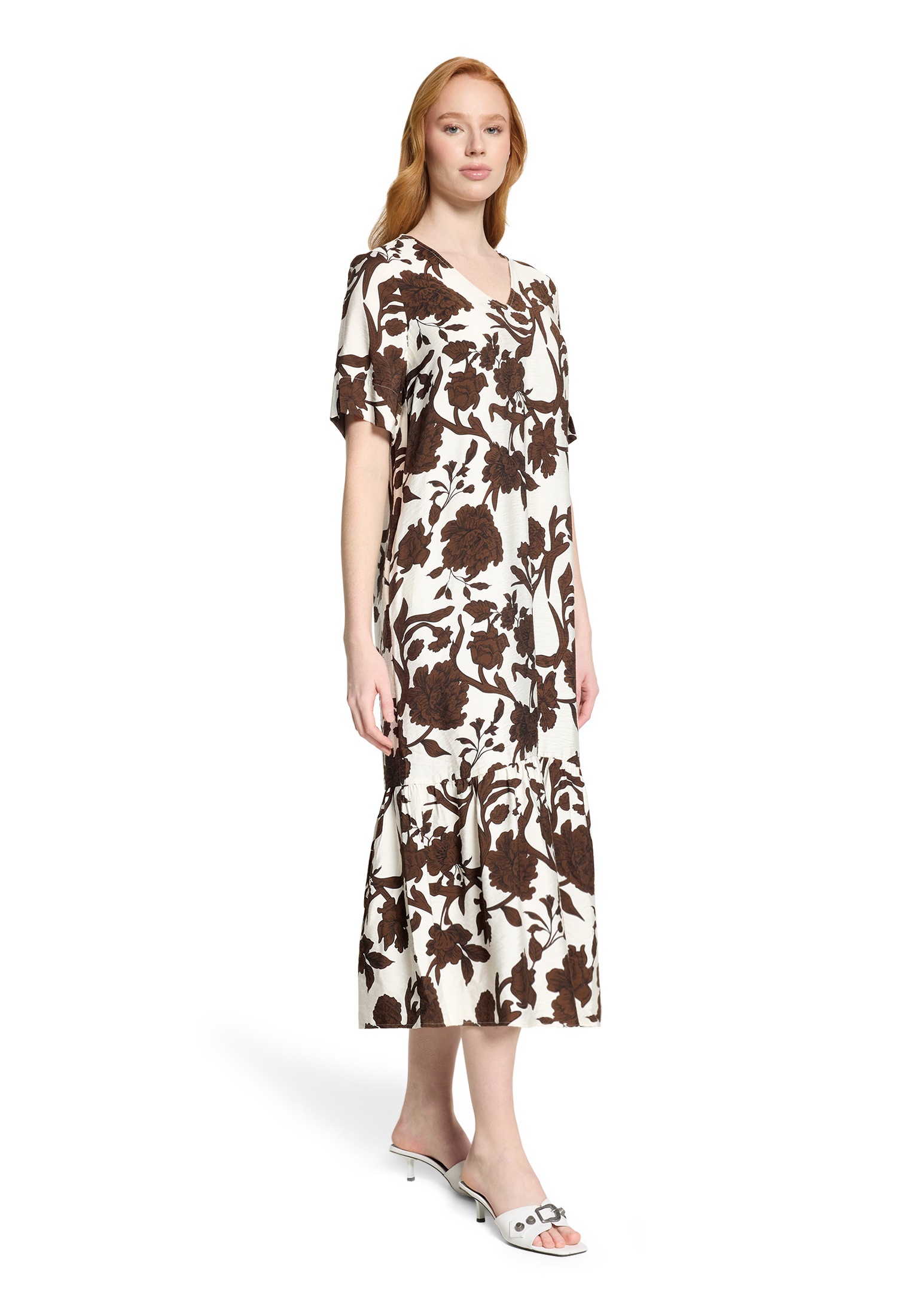 Cartoon Midikleid »Damen mit Volant« Ohne Tasche