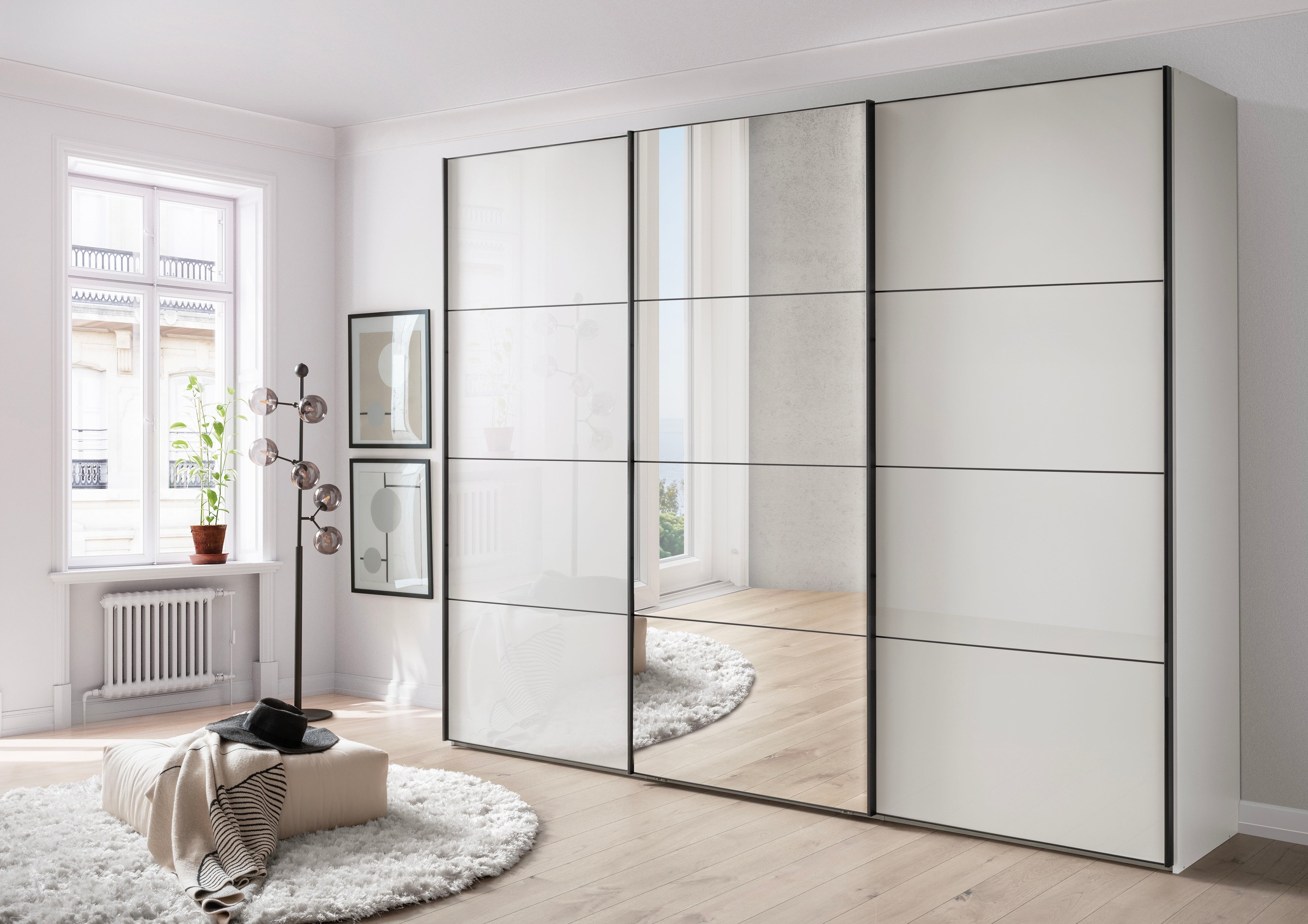 WIEMANN Schwebetürenschrank "Phoenix, Made in Germany, modernes Design, Hig günstig online kaufen