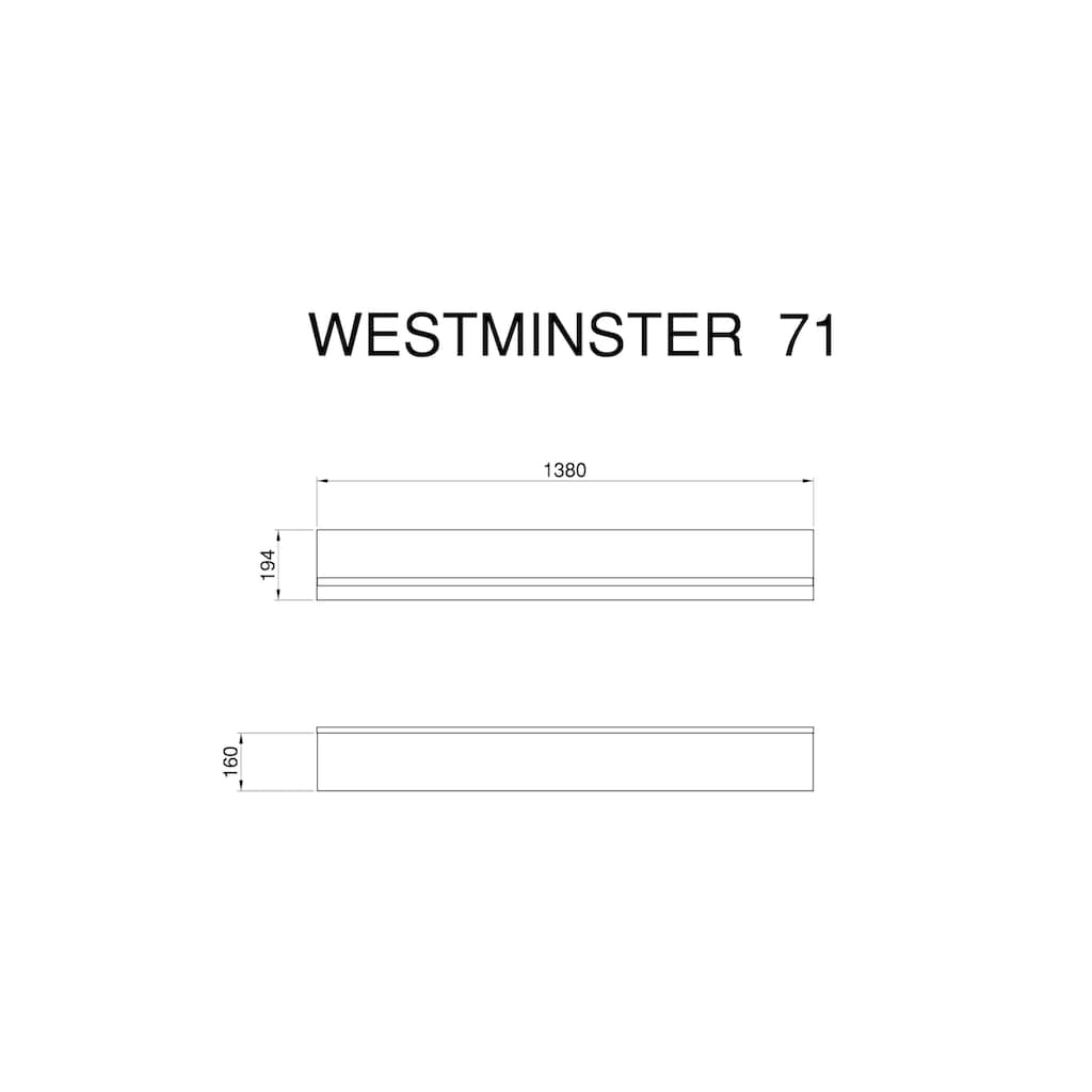 Home affaire Wohnwand »Westminster«, (Set, 4 St.), im romantischen Landhausstil