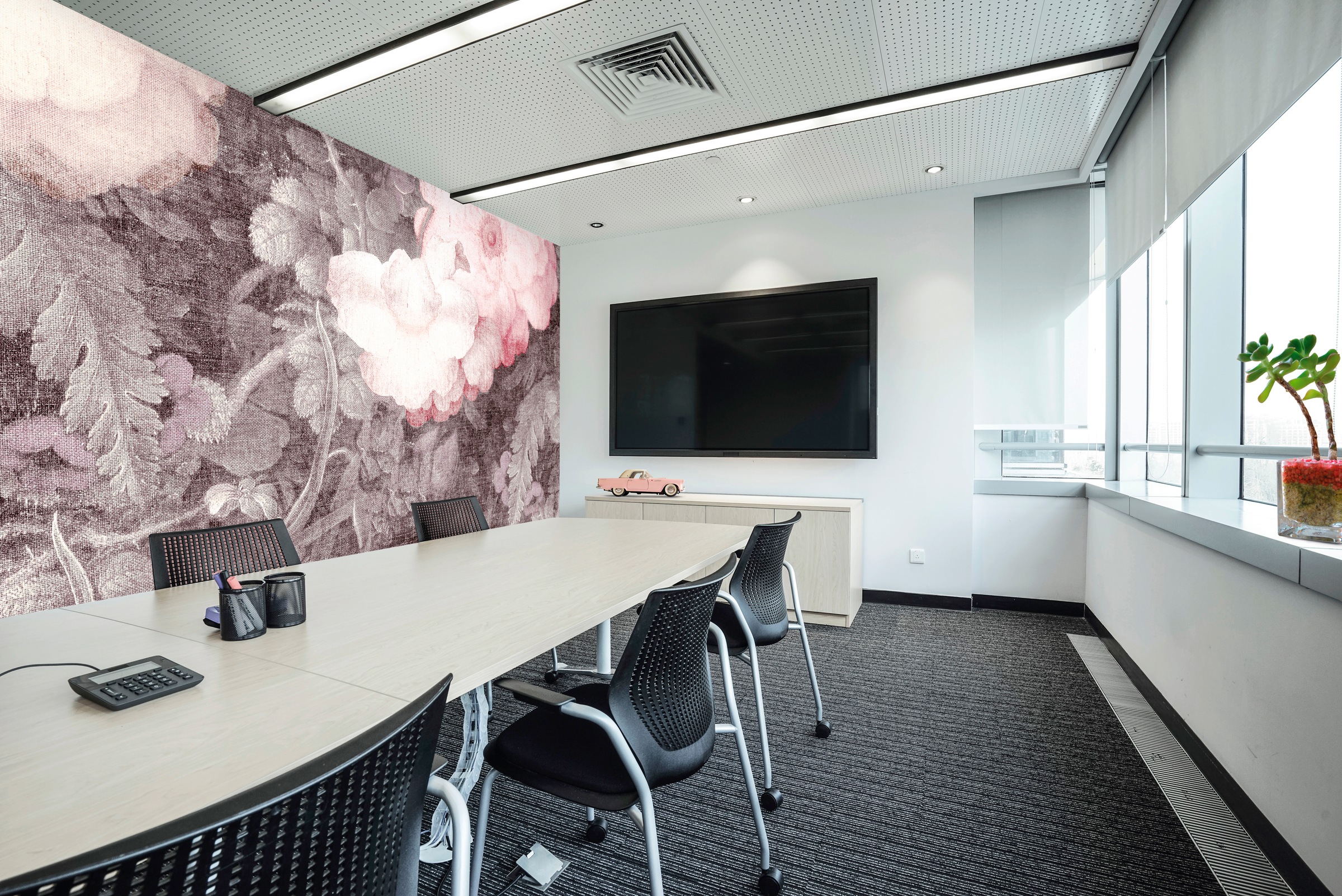 Architects Paper Fototapete »Atelier 47 Art Blossom 2«, floral, Vlies, Wand, Schräge, Decke