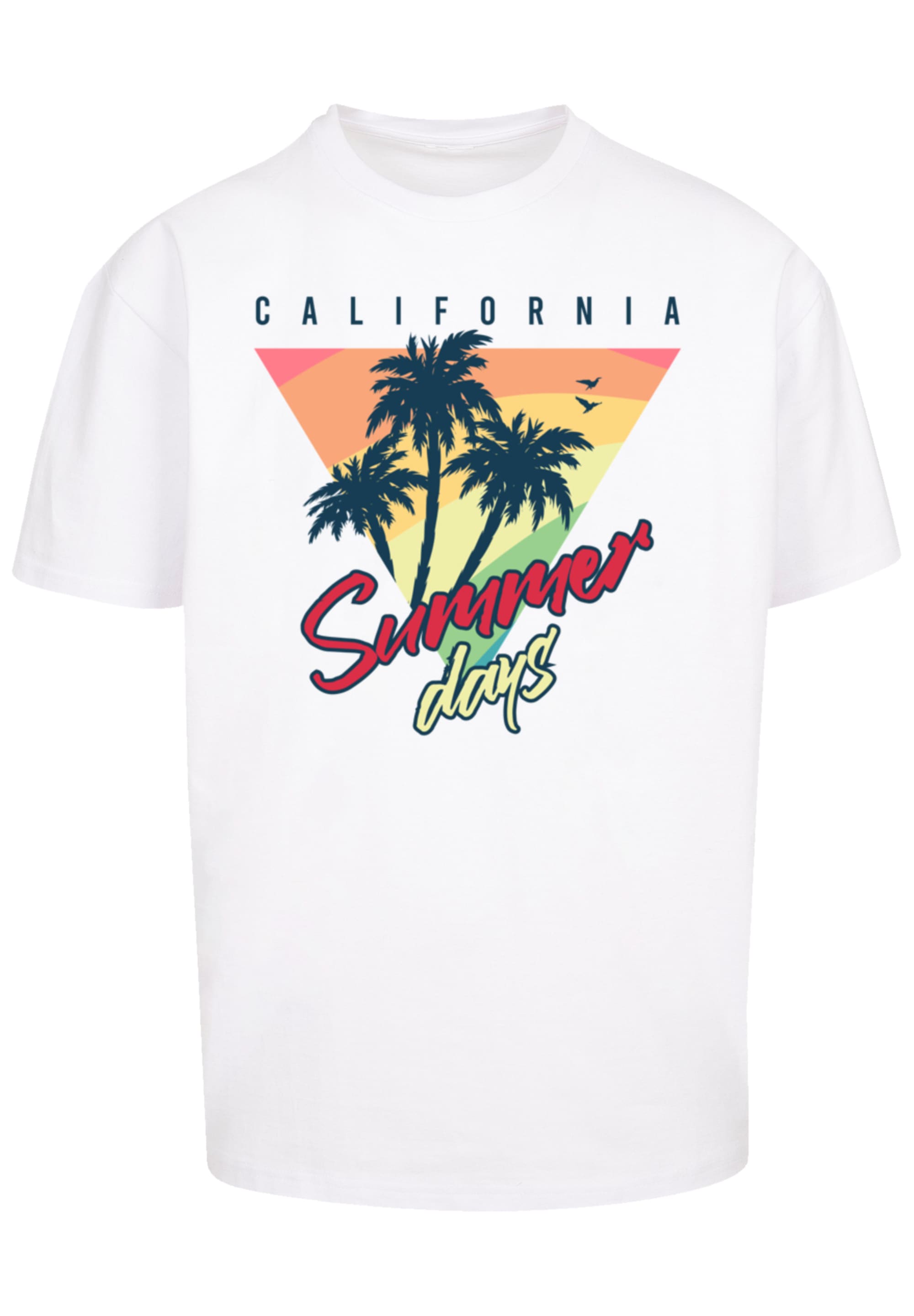 F4NT4STIC T-Shirt »California Palmen Retro«, Premium Qualität