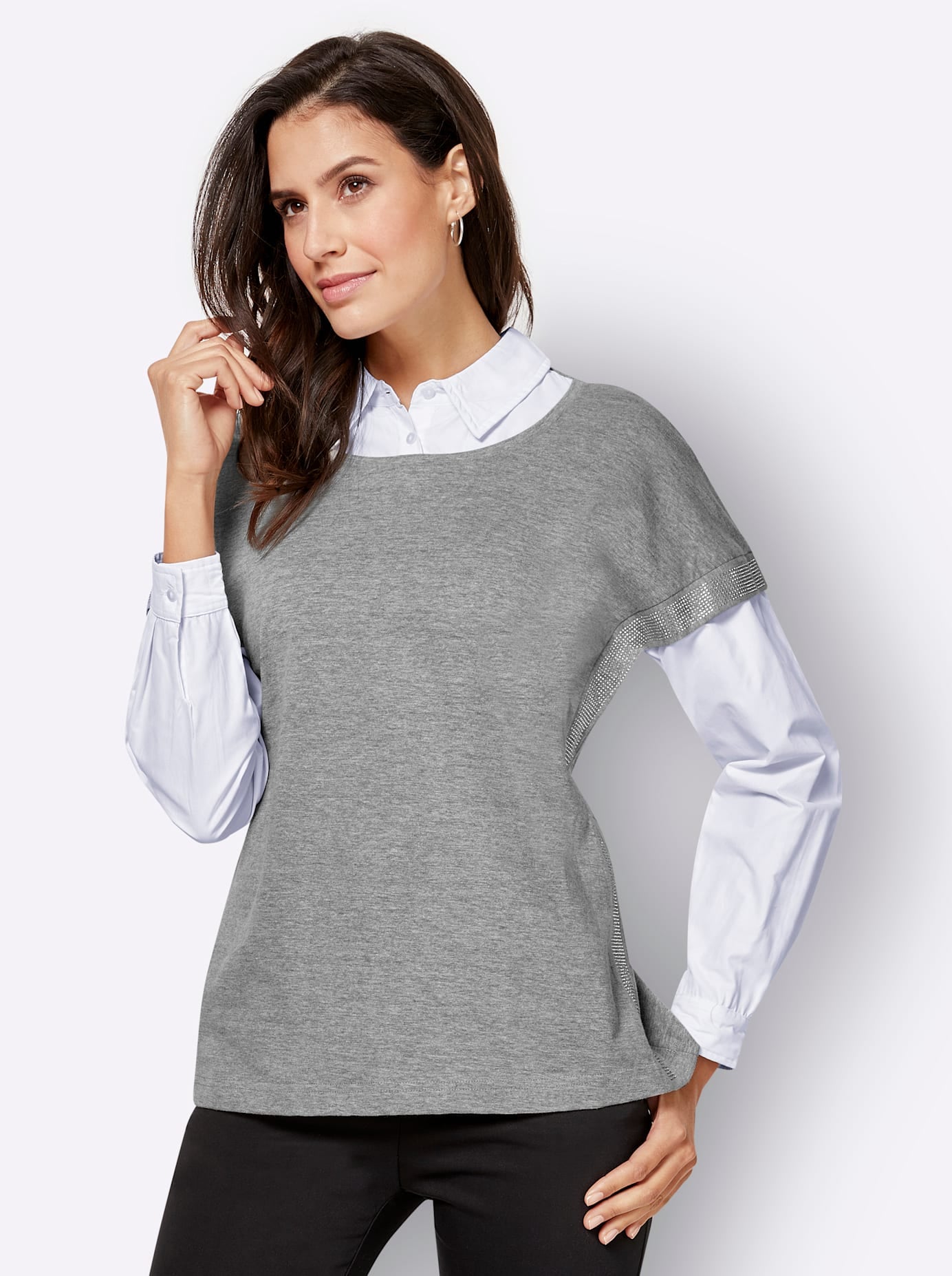 Inspirationen 2-in-1-Shirt »2-in-1-Shirt«, (1 tlg.)