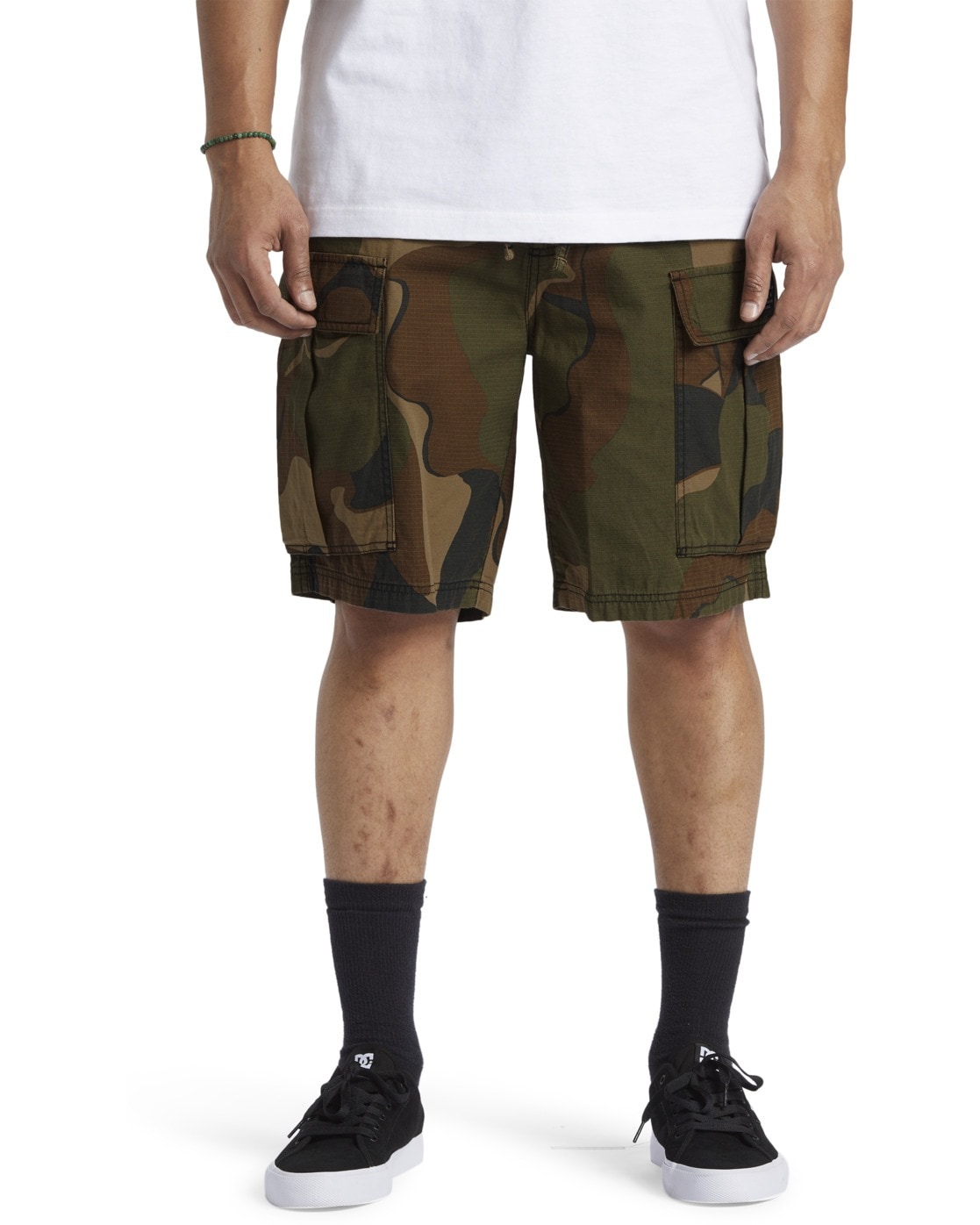 DC Shoes Tundra 22 Cargo Shorts Abstract Camo M 4
