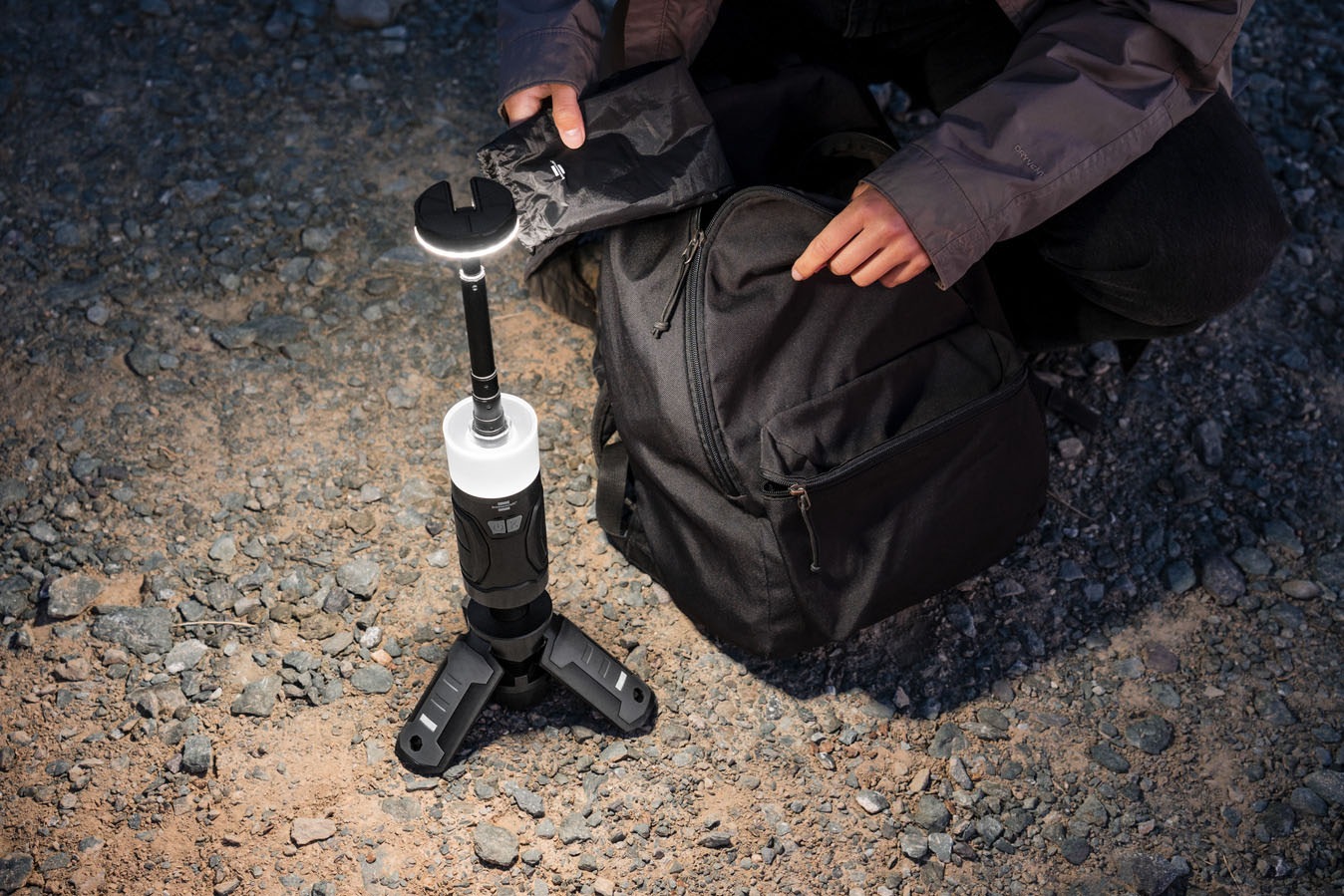 Brennenstuhl LED Stehlampe »Outdoor Lampe UL 400 AT« LED-Modul