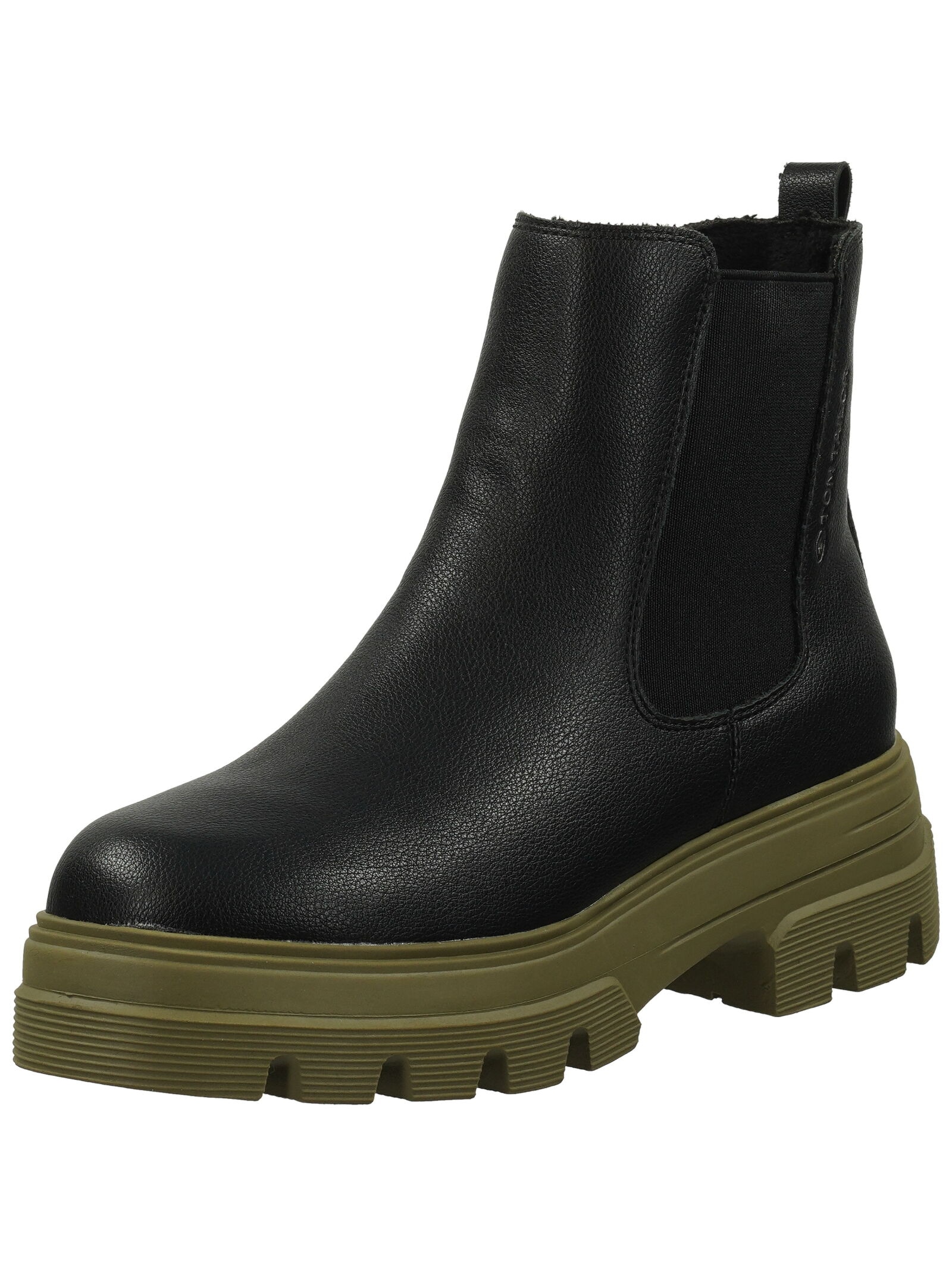 TOM TAILOR Stiefelette "Tom Tailor Stiefelette Lederimitat/Textil" günstig online kaufen