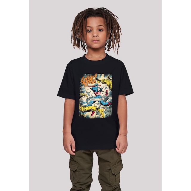 F4NT4STIC Kurzarmshirt »Kinder Marvel Captain America Spang with Kids Basic  Tee«, (1 tlg.) bestellen | BAUR