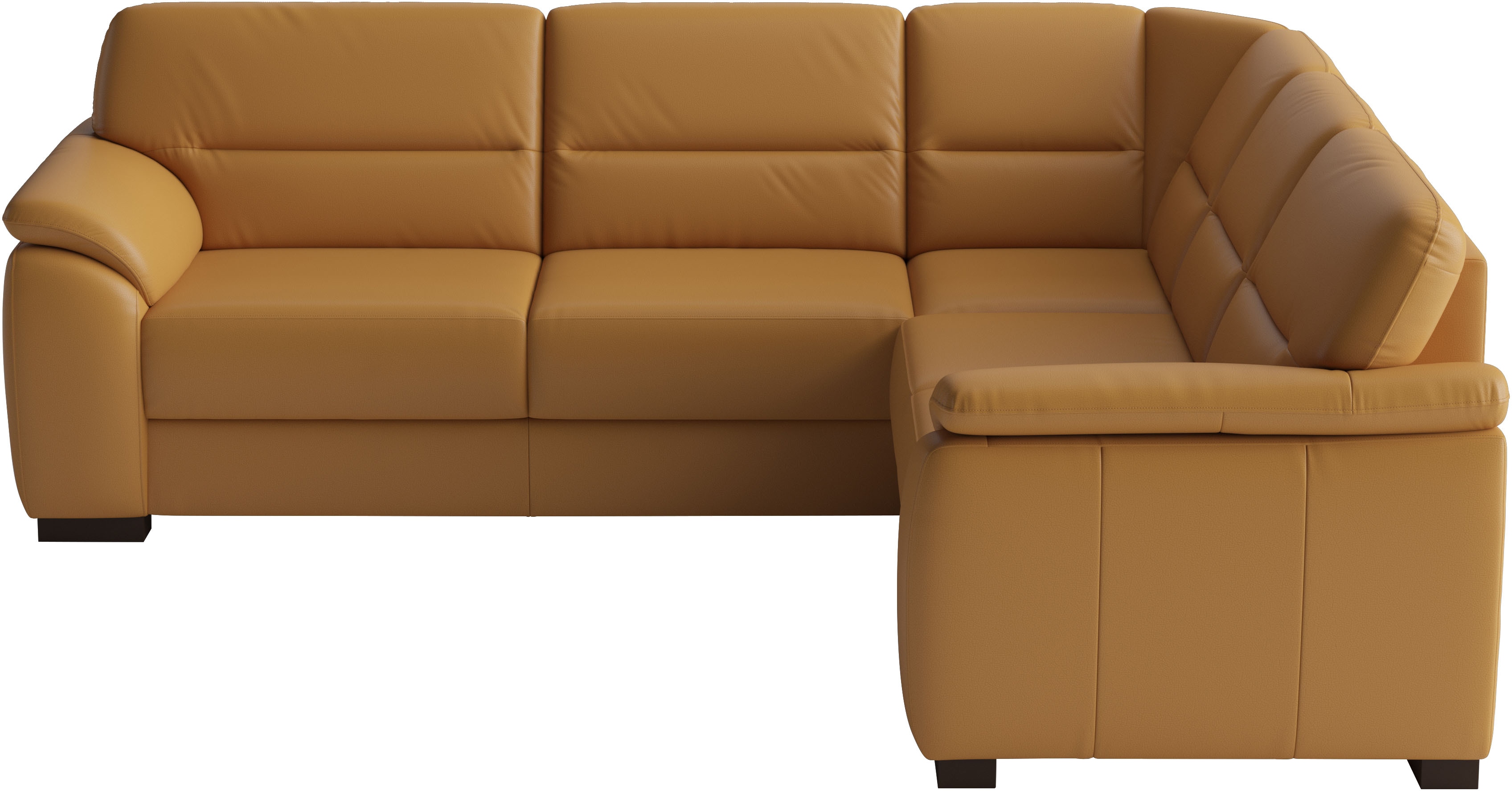 sit&more Ecksofa "Montego Leder, L-Form, B: 255cm" wahlweise mit Schlaffunktion und Schubkasten