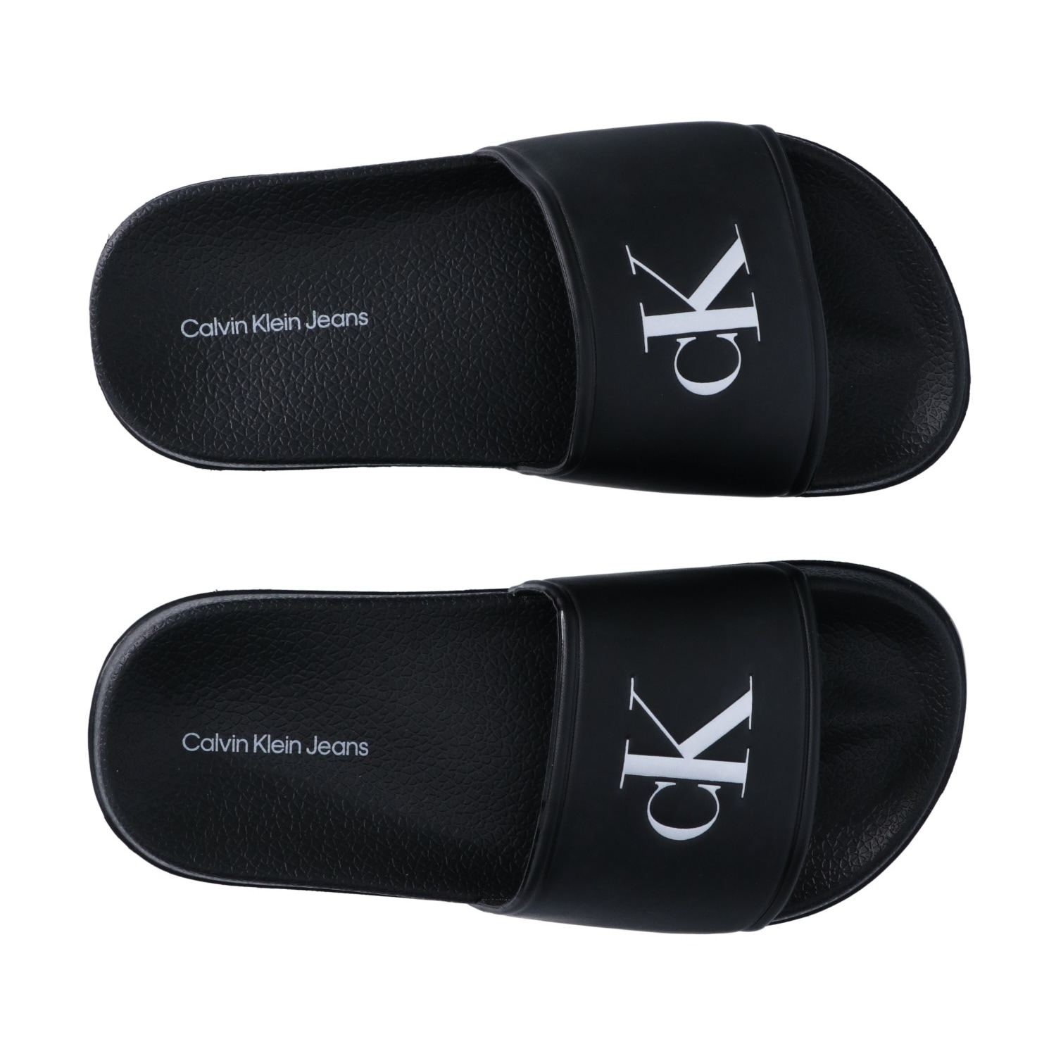 Calvin Klein Jeans Badepantolette, Pool Slides, Wassersandale, Strandschuh mit Logo verziert
