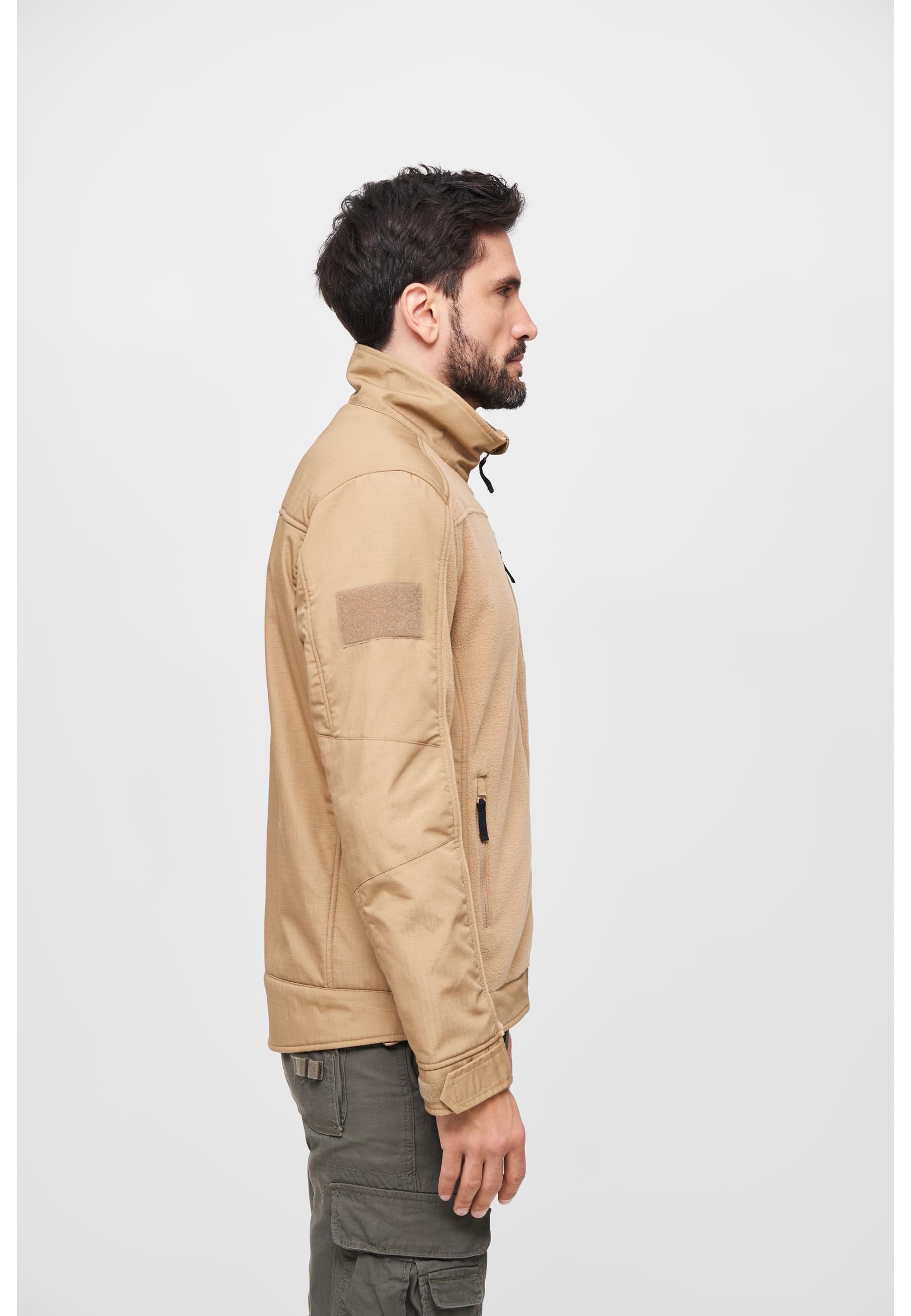 Brandit Allwetterjacke »Brandit Herren Fleecejacket Ripstop«, (1 St.), ohne Kapuze