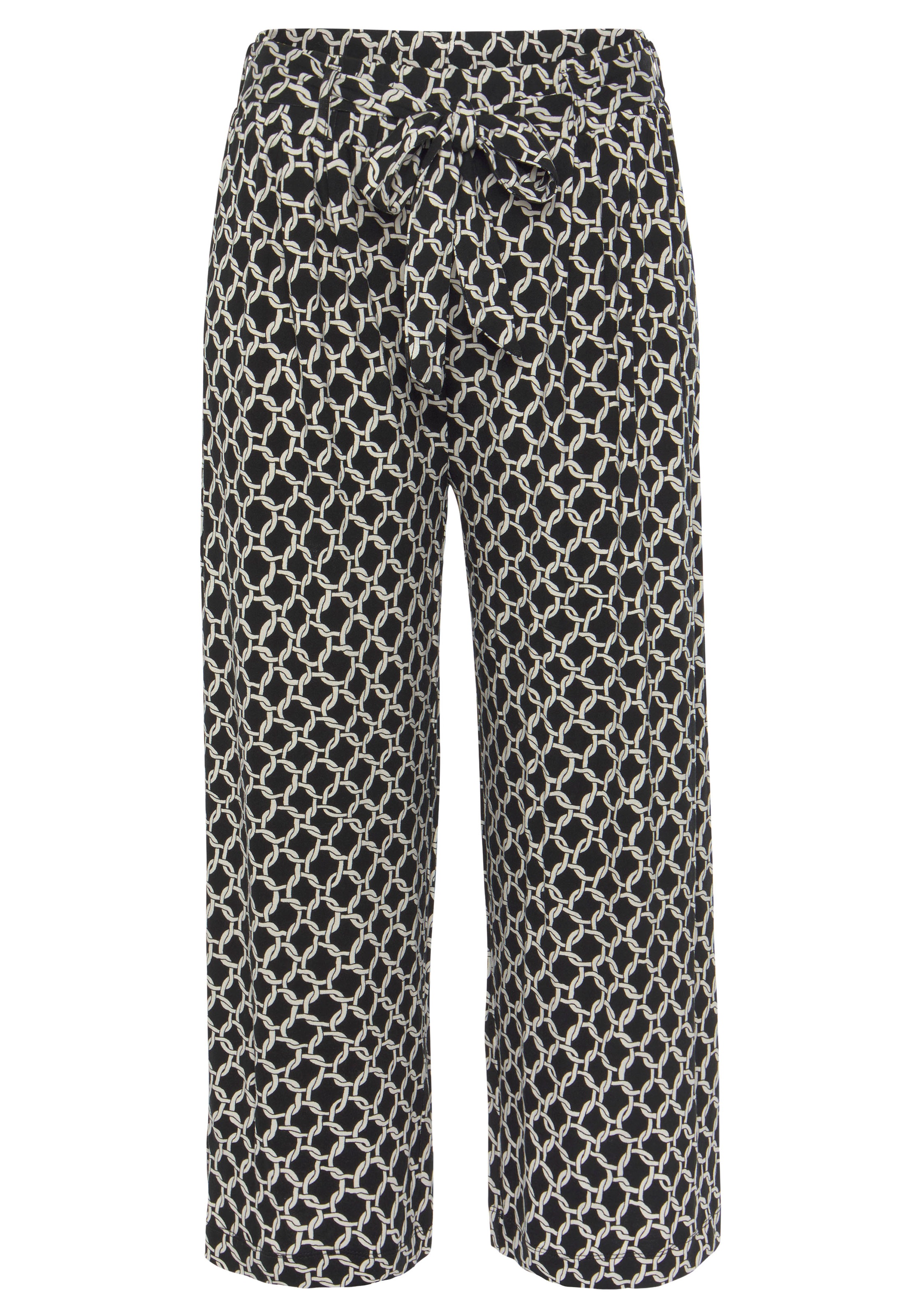 LASCANA Culotte mit Alloverdruck, 7/8-Hose, Jerseyhose günstig online kaufen