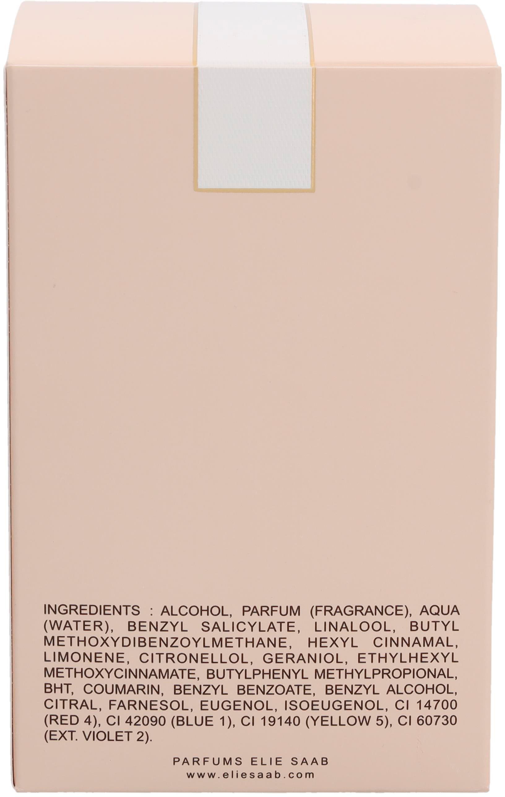 ELIE SAAB Eau de Parfum »In White«, Fruchtiger Damenduft mit Orangenblüte, Jasmin und weißem Moschus.