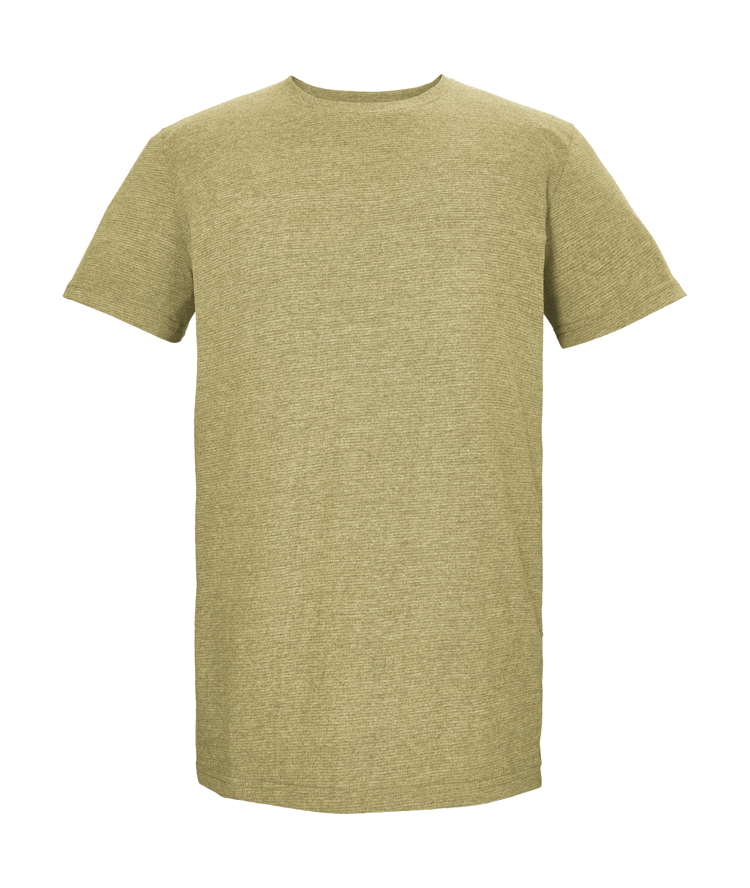 T-Shirt "GS 49 MN TSHRT", Damen, Gr. XXL, senf, Obermaterial: 58% Polyester, 42% Baumwolle, G.I.G.A. DX BY KILLTEC, Rundhals, Shirts T-Shirt, Melange-T-Shirt, ultrafeine Streifen, weich, strapazierfähig