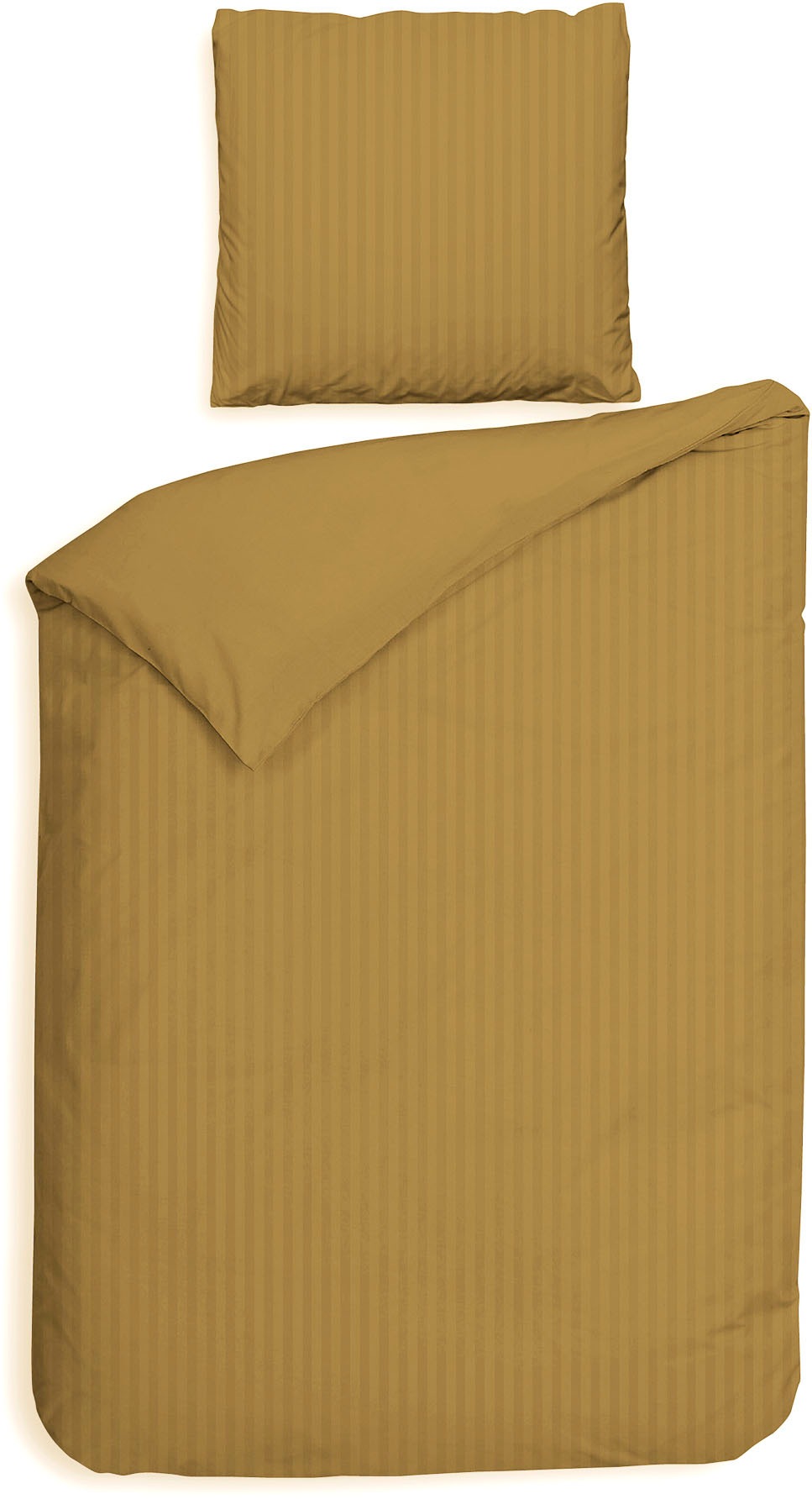 Heckett & Lane Bettwäsche "Banda" 2 hochwertiges Mako-Satin, Streifen Satin günstig online kaufen