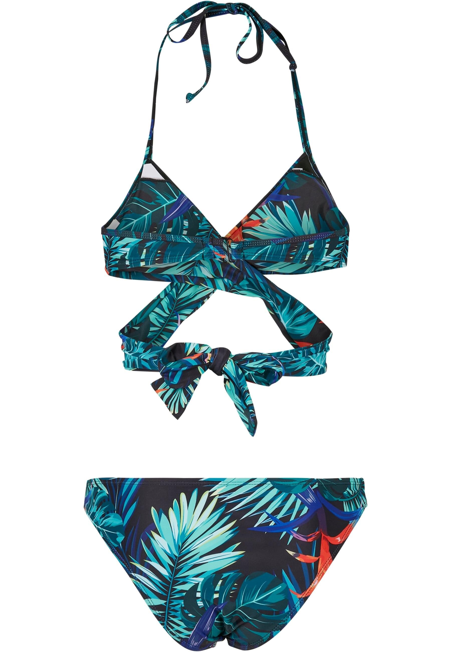 URBAN CLASSICS Bügel-Tankini »Urban Classics Damen Ladies Draped Pattern Bikini«