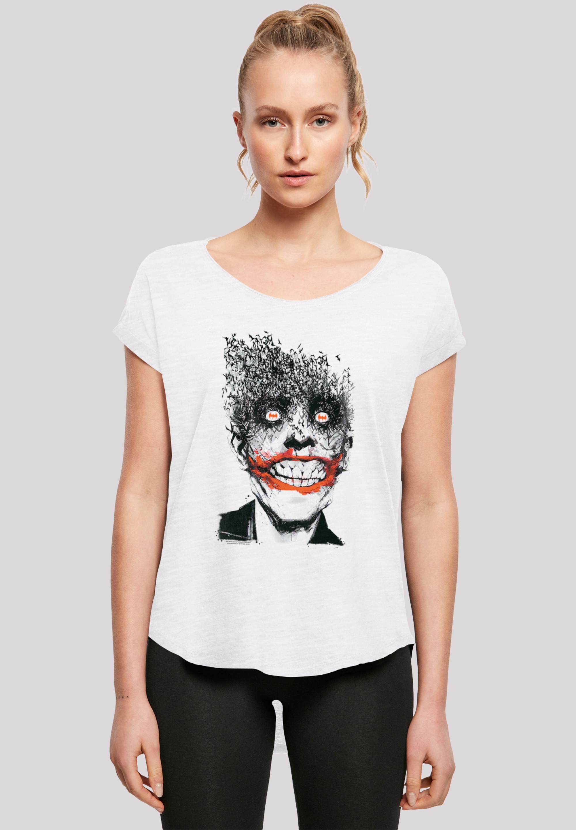 F4NT4STIC T-Shirt "Batman The Joker Bats", Damen,Premium Merch,Lang,Longshi günstig online kaufen